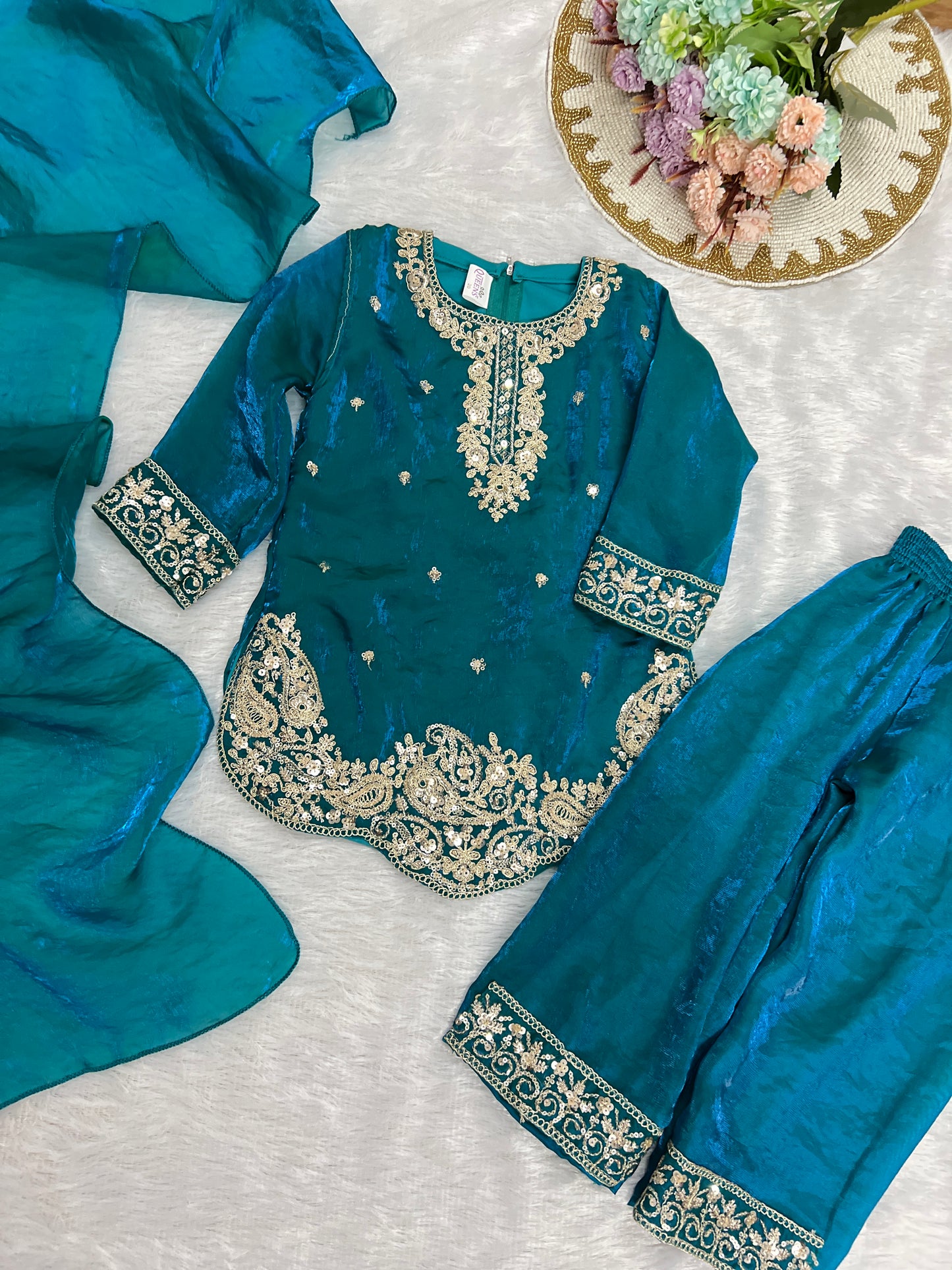 Premium silk kids dress CBRP 500
