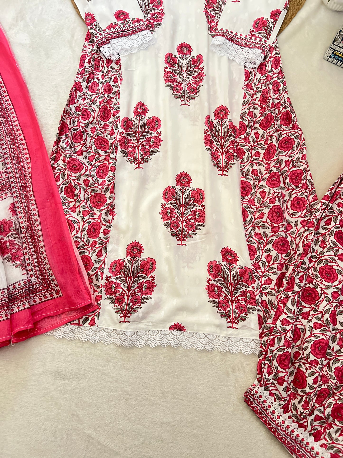 Beautiful dress in cotton rayon material soft cotton