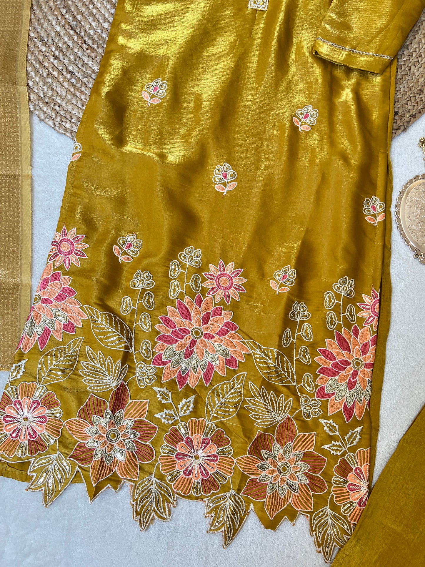 Premium suit set in glass silk smooth material CBRP20