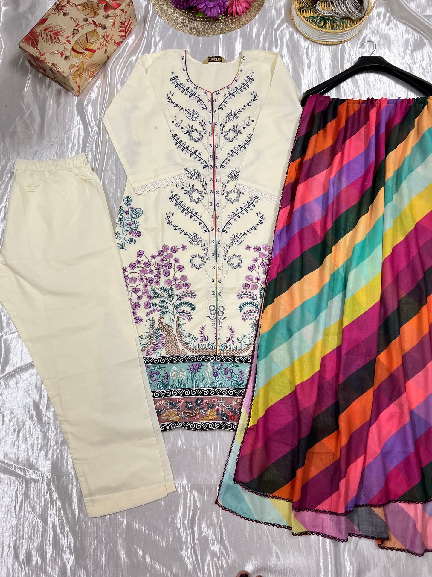 Full Embroidery cotton suit CBRP 500