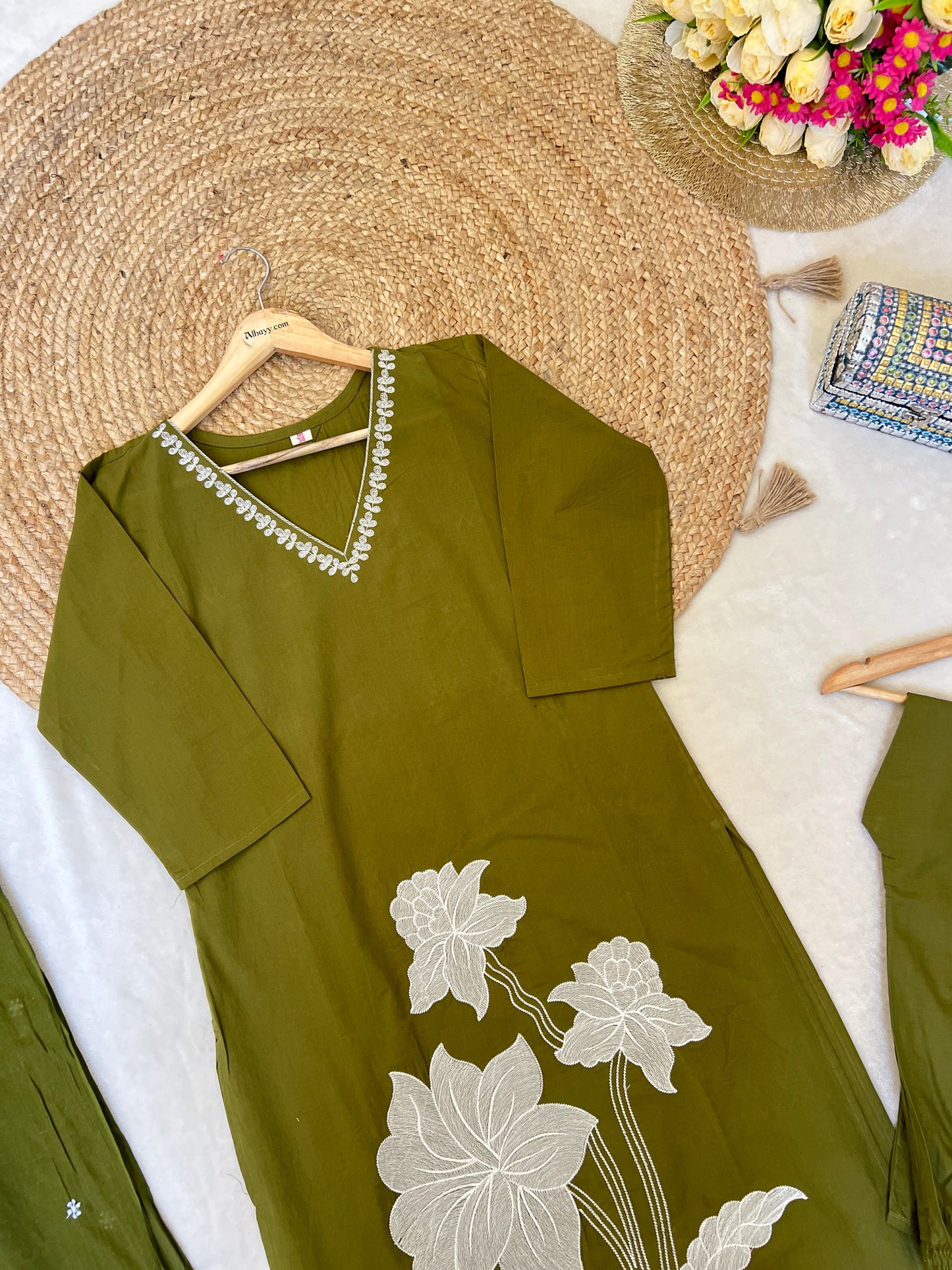 Cotton sut full embroidery CBRP4210