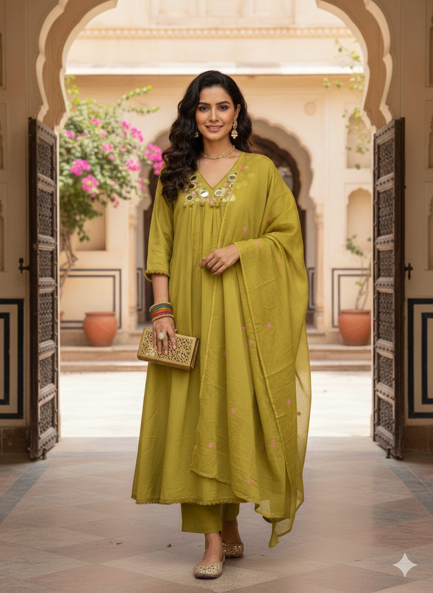 Beautiful cotton dress - CBRP1044