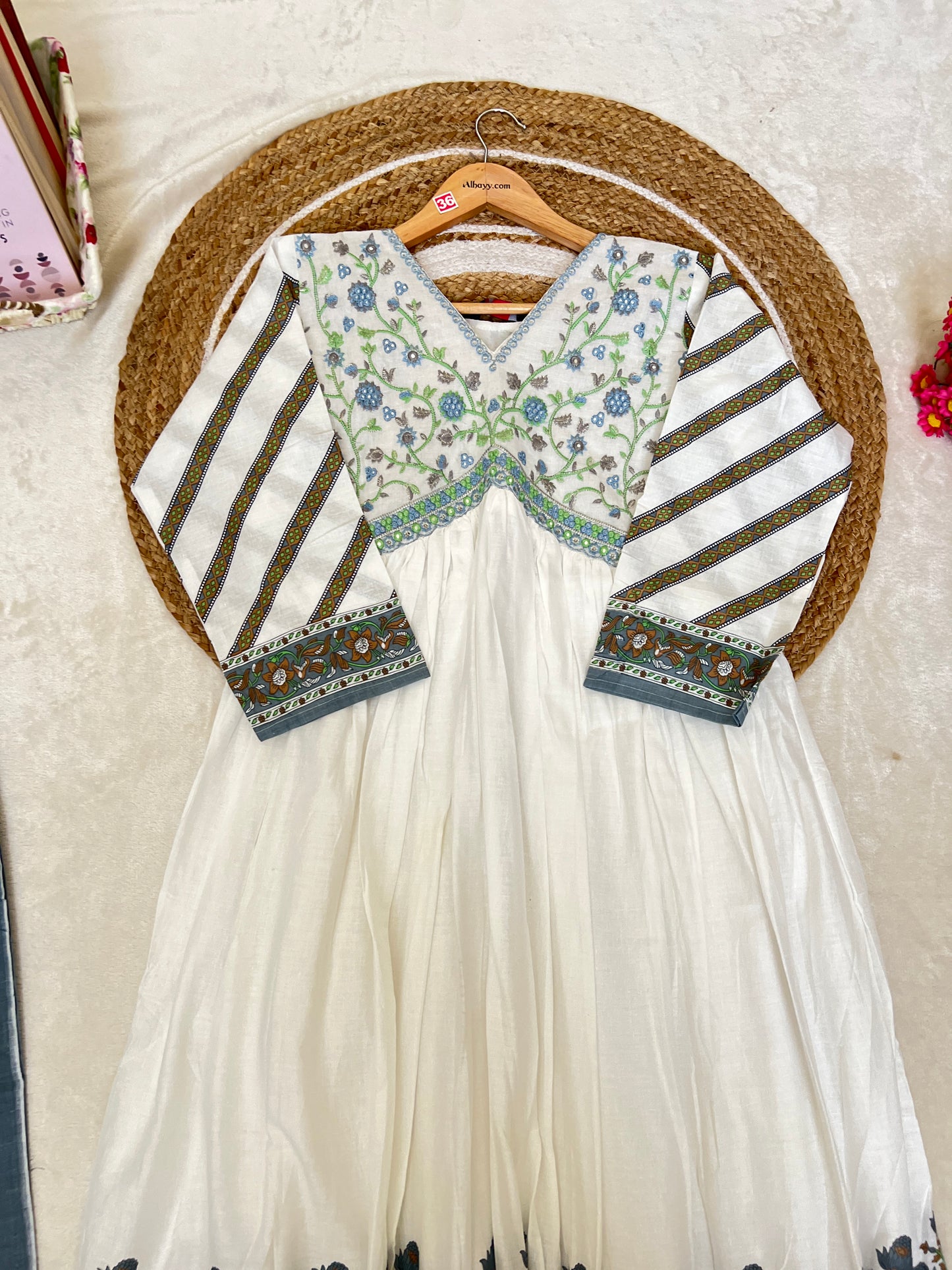 Beautiful cotton frock set