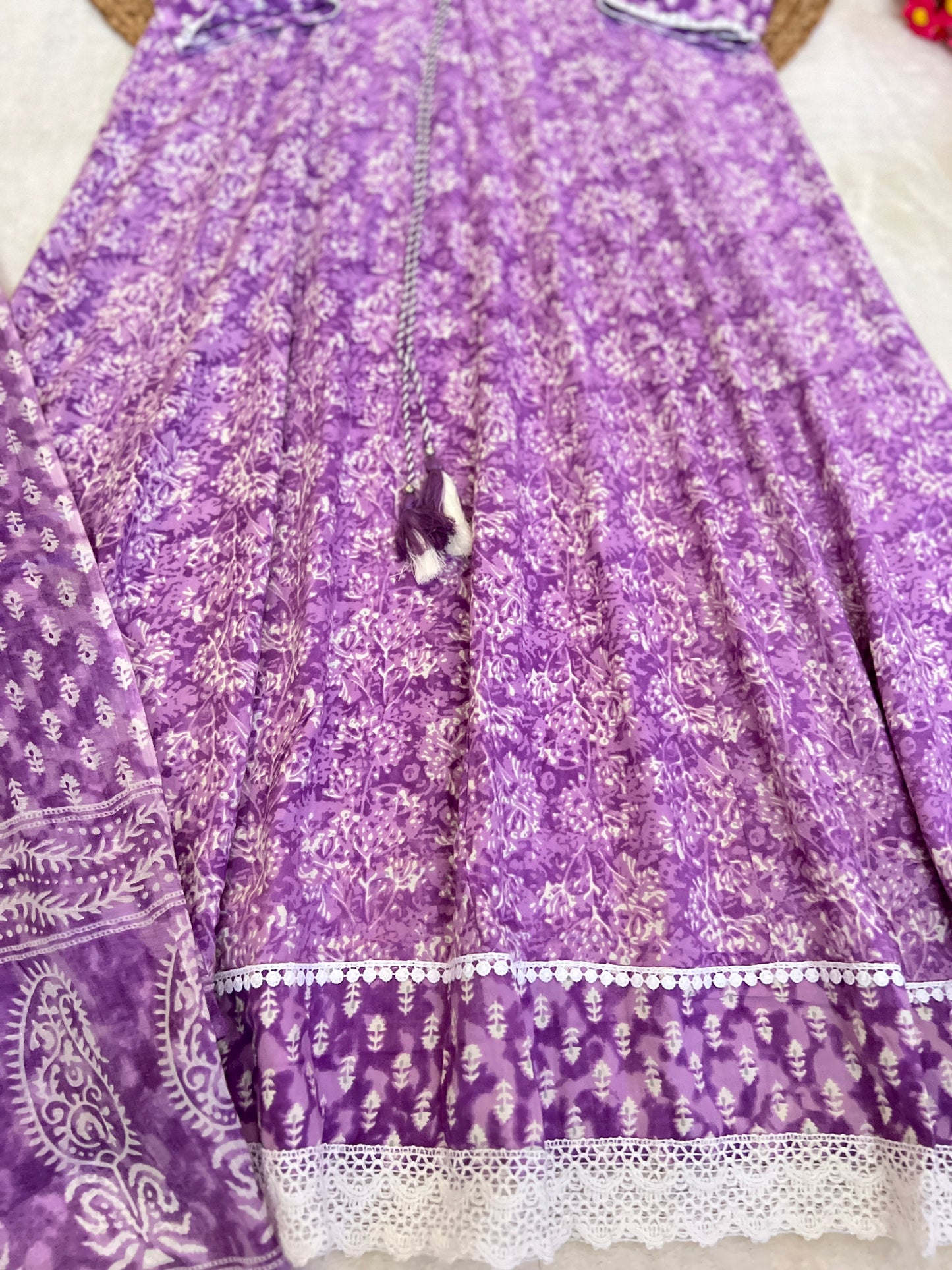 Beautiful cotton rayon material dress