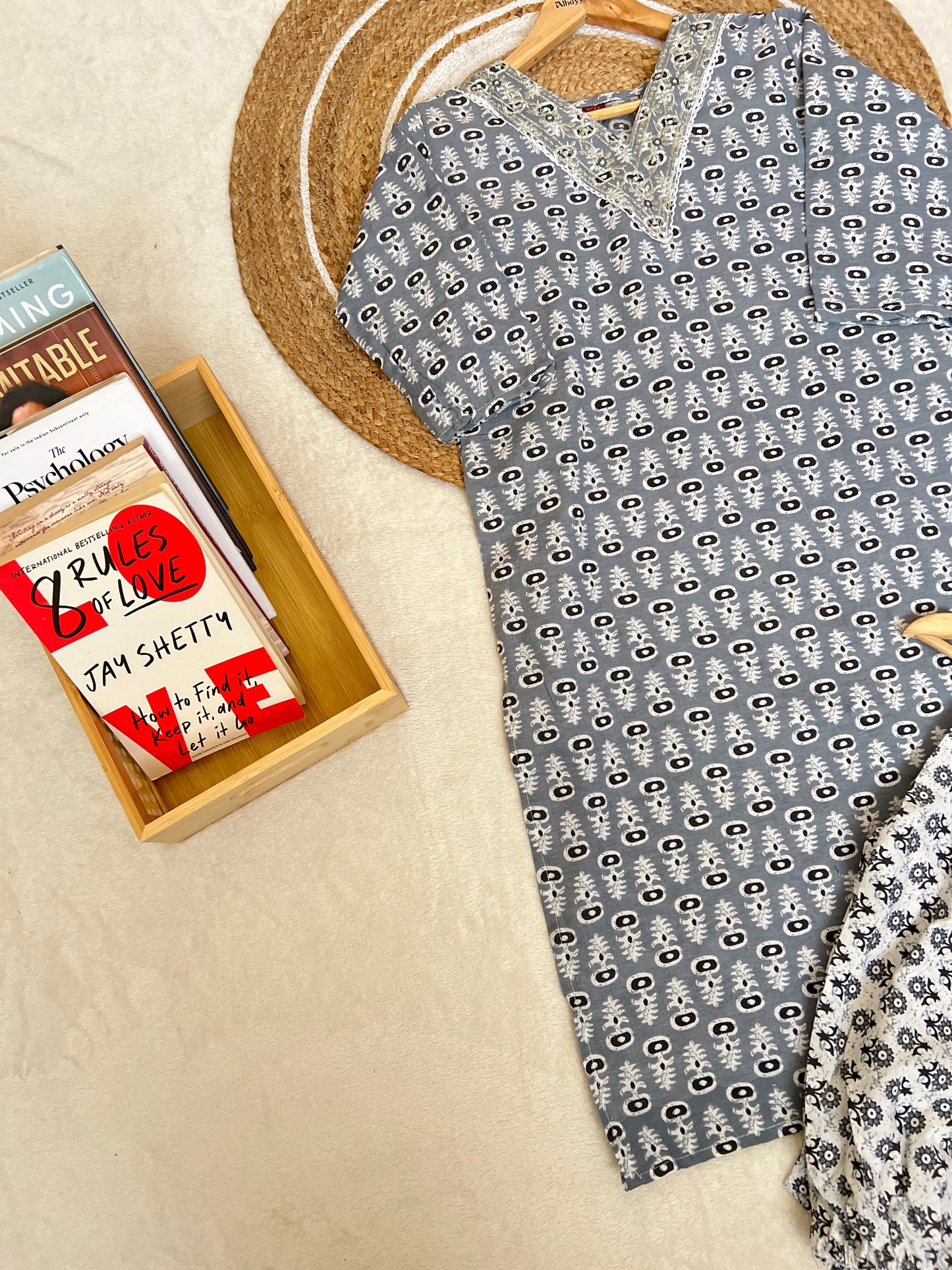 Cotton kurtie pant set