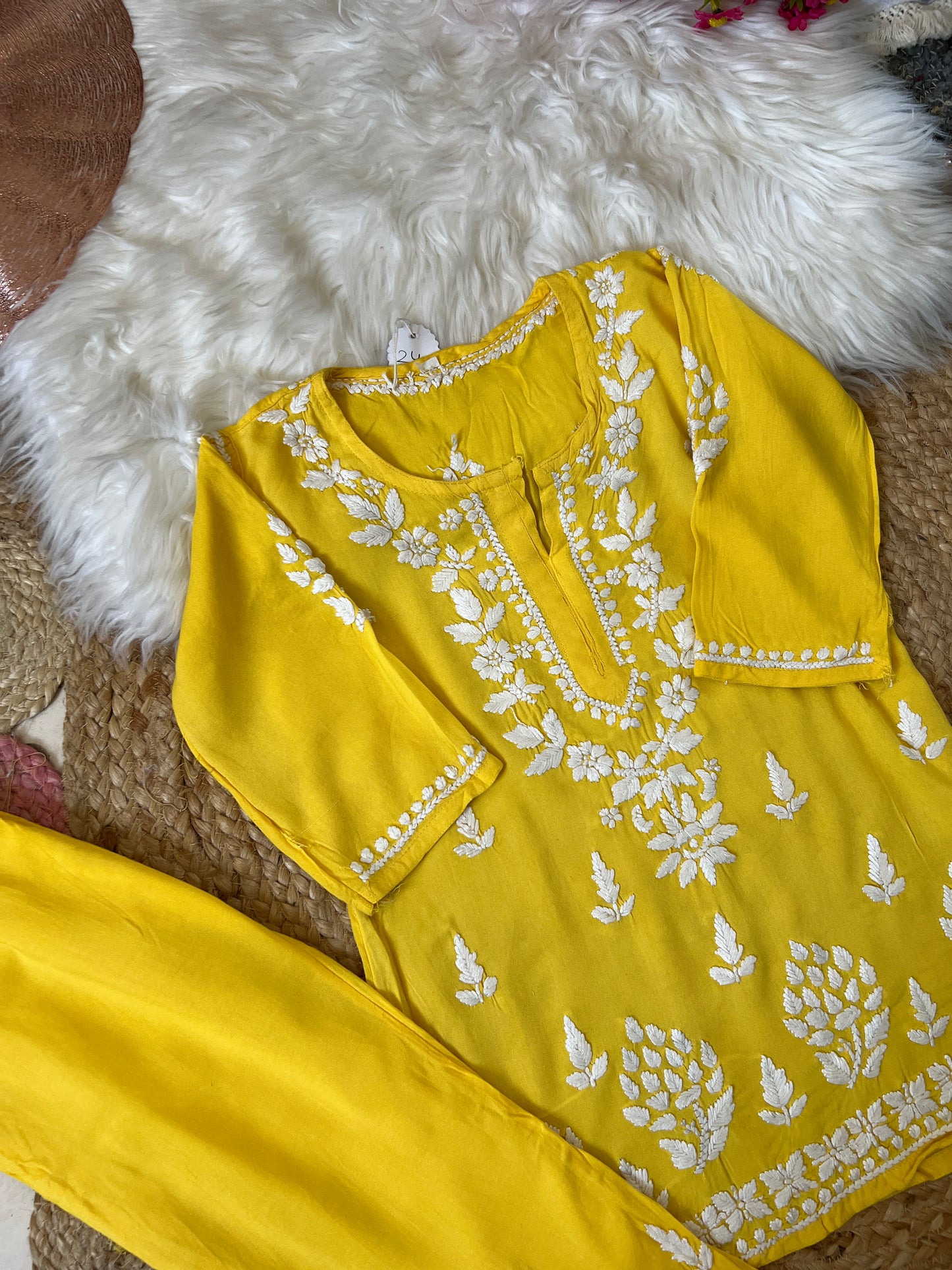 Kids chikankari