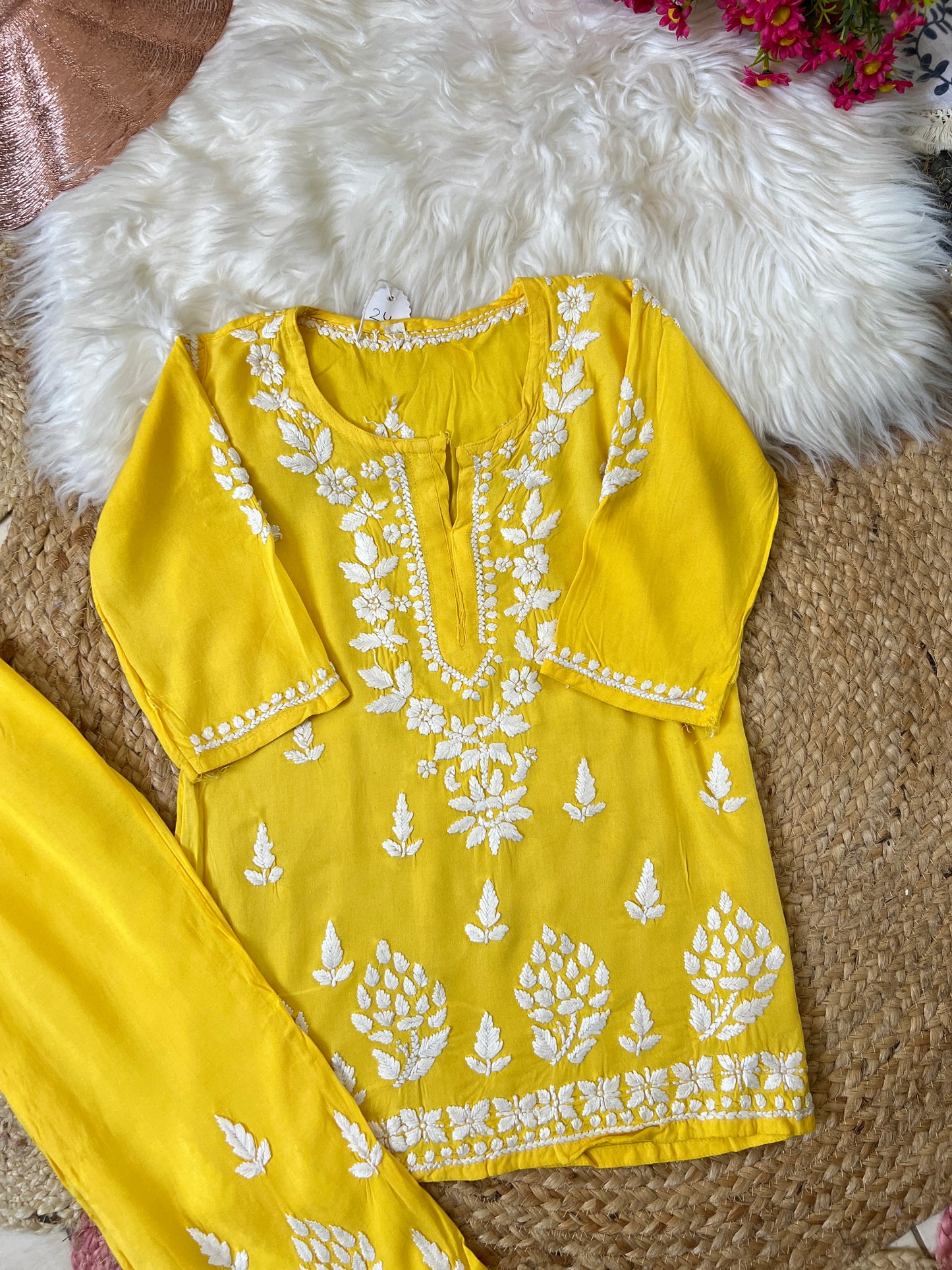 Kids chikankari
