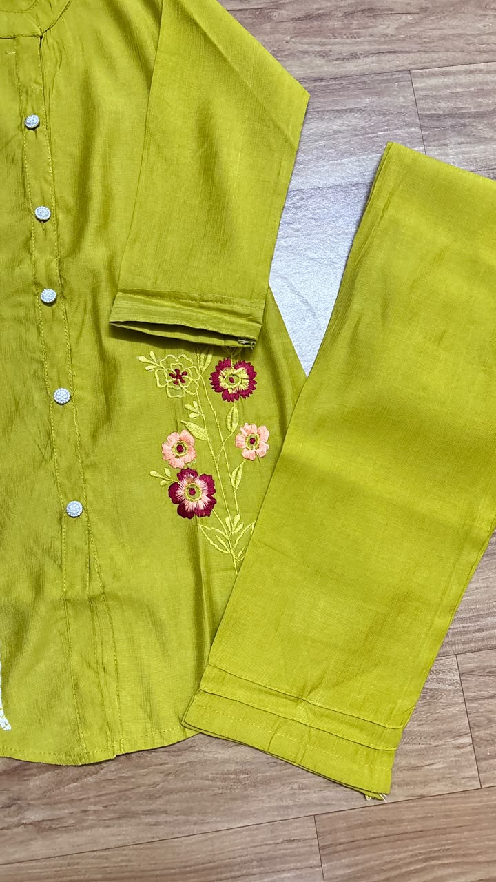 Kids wear with embroidery