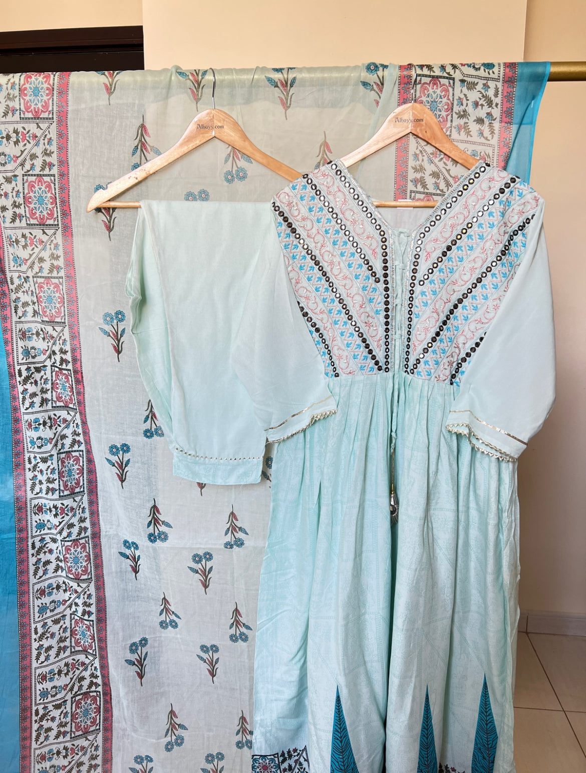 Premium frock set cotton