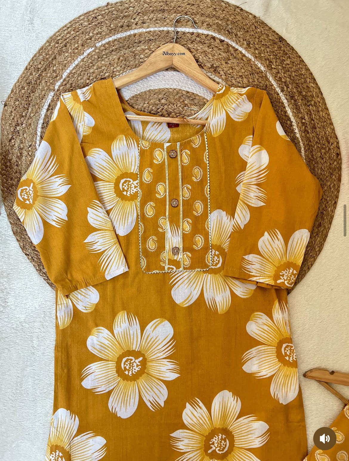 Cotton kurtie pant set