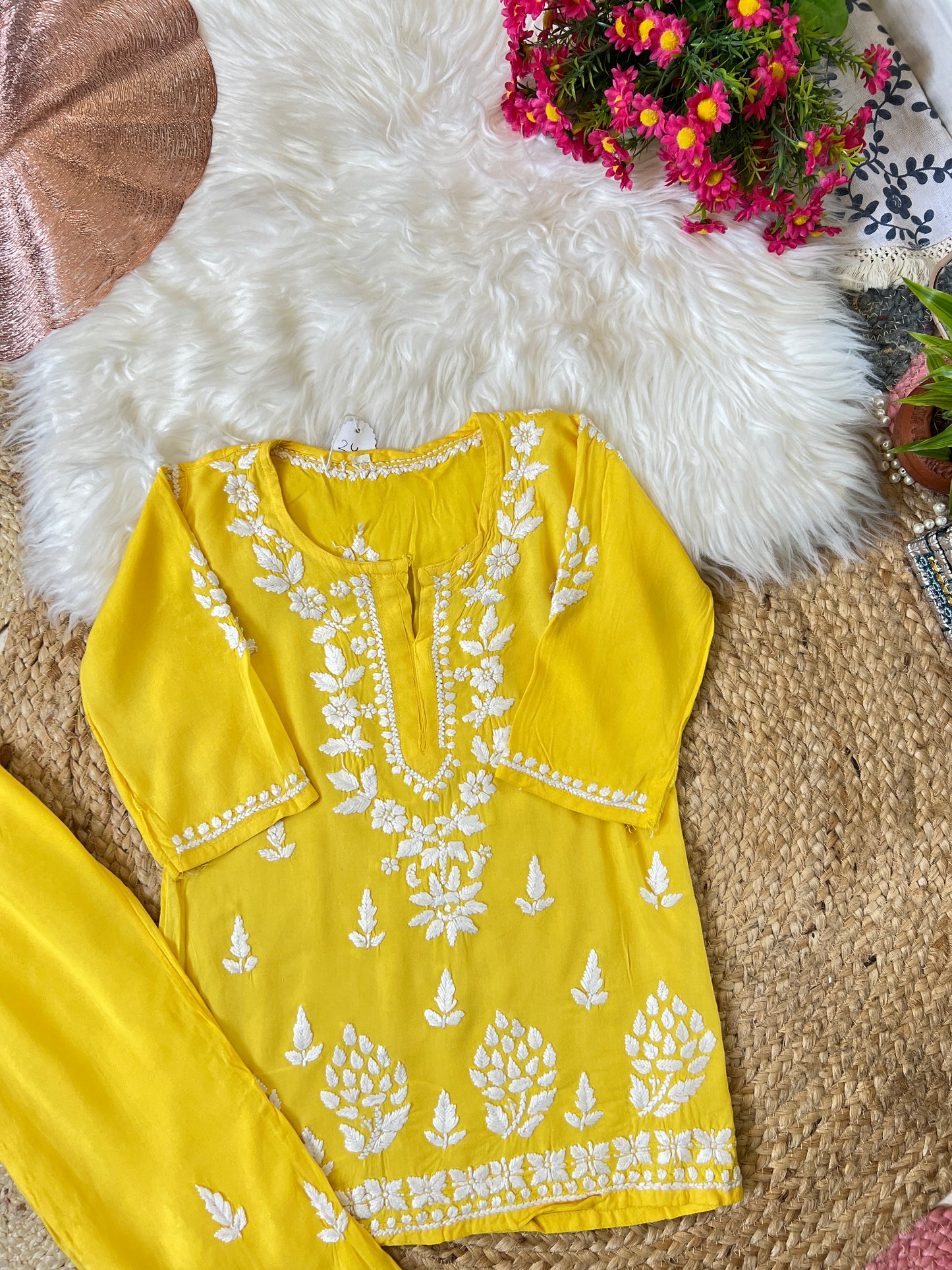 Kids chikankari