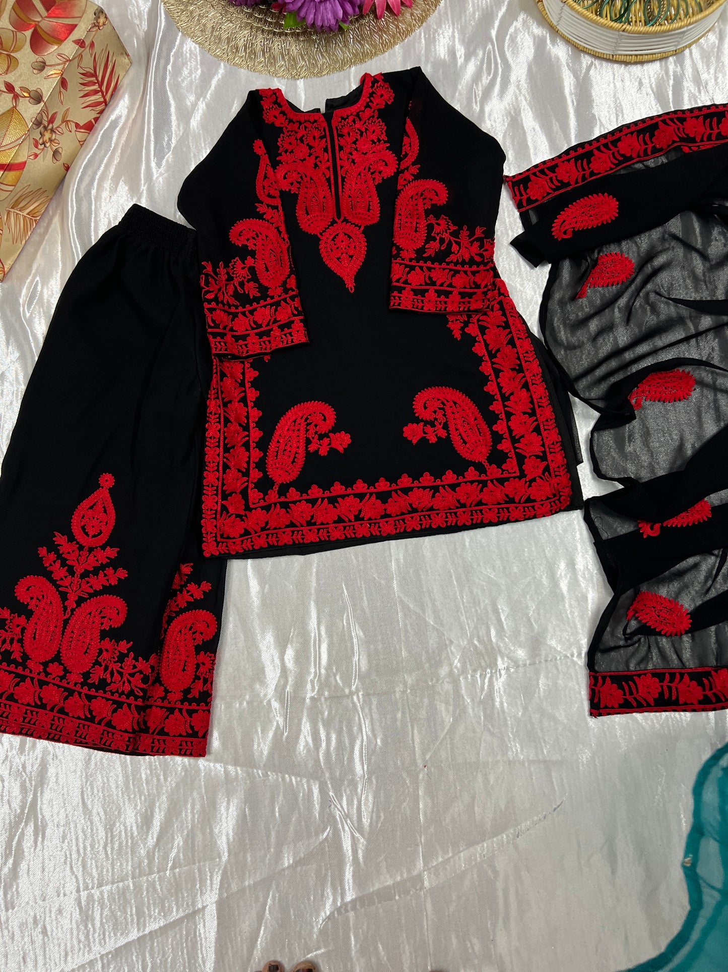Kids Lucknowi style dress NP