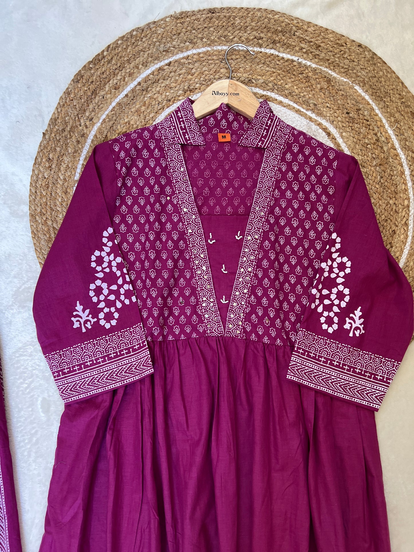 Beautiful cotton frock set