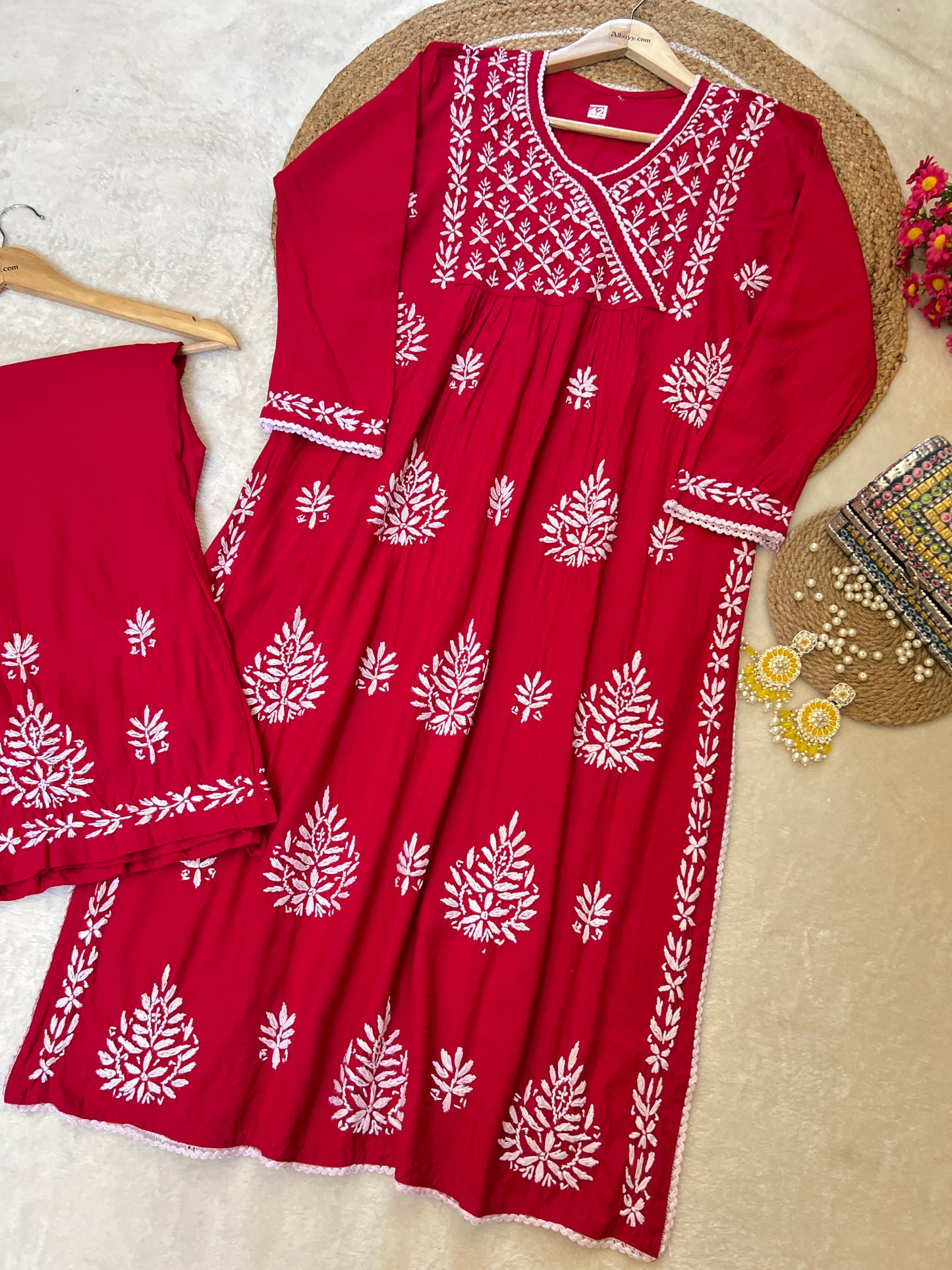Beautiful chikankari dress