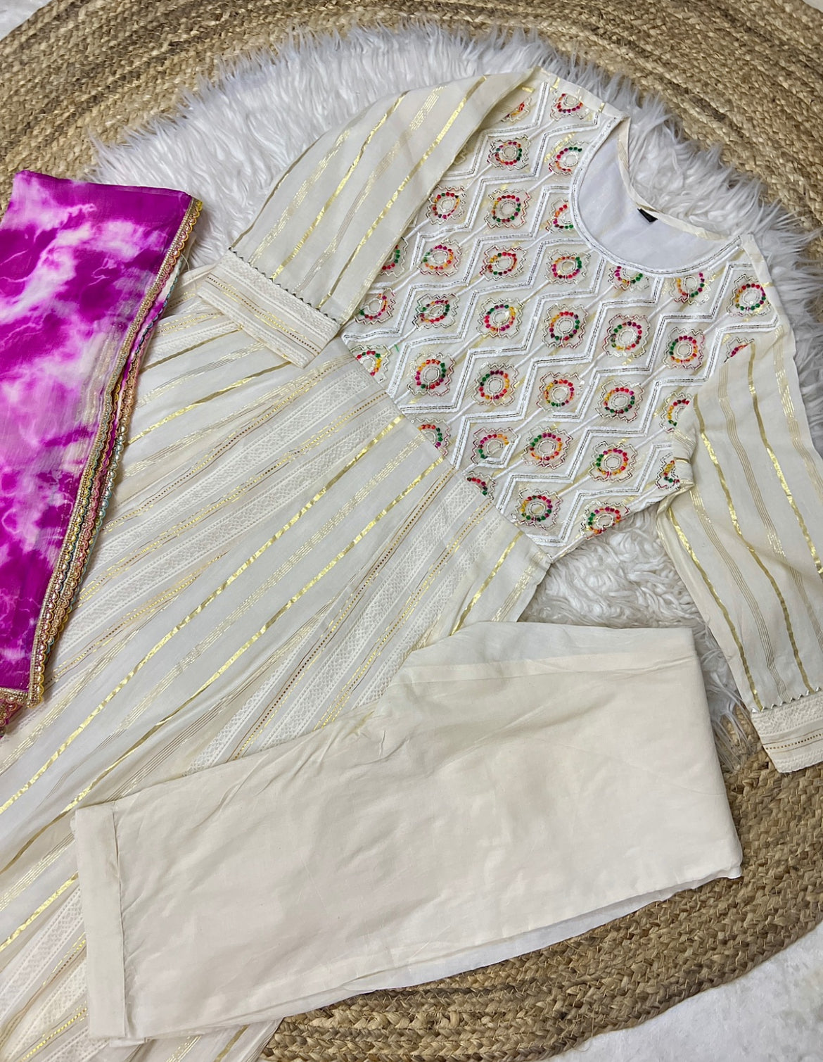 Premium cotton frock