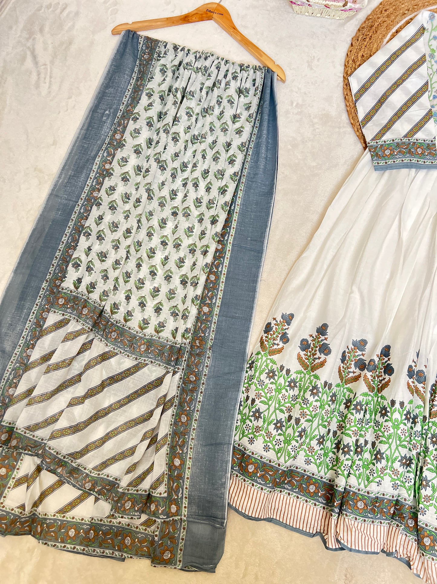 Beautiful cotton frock set