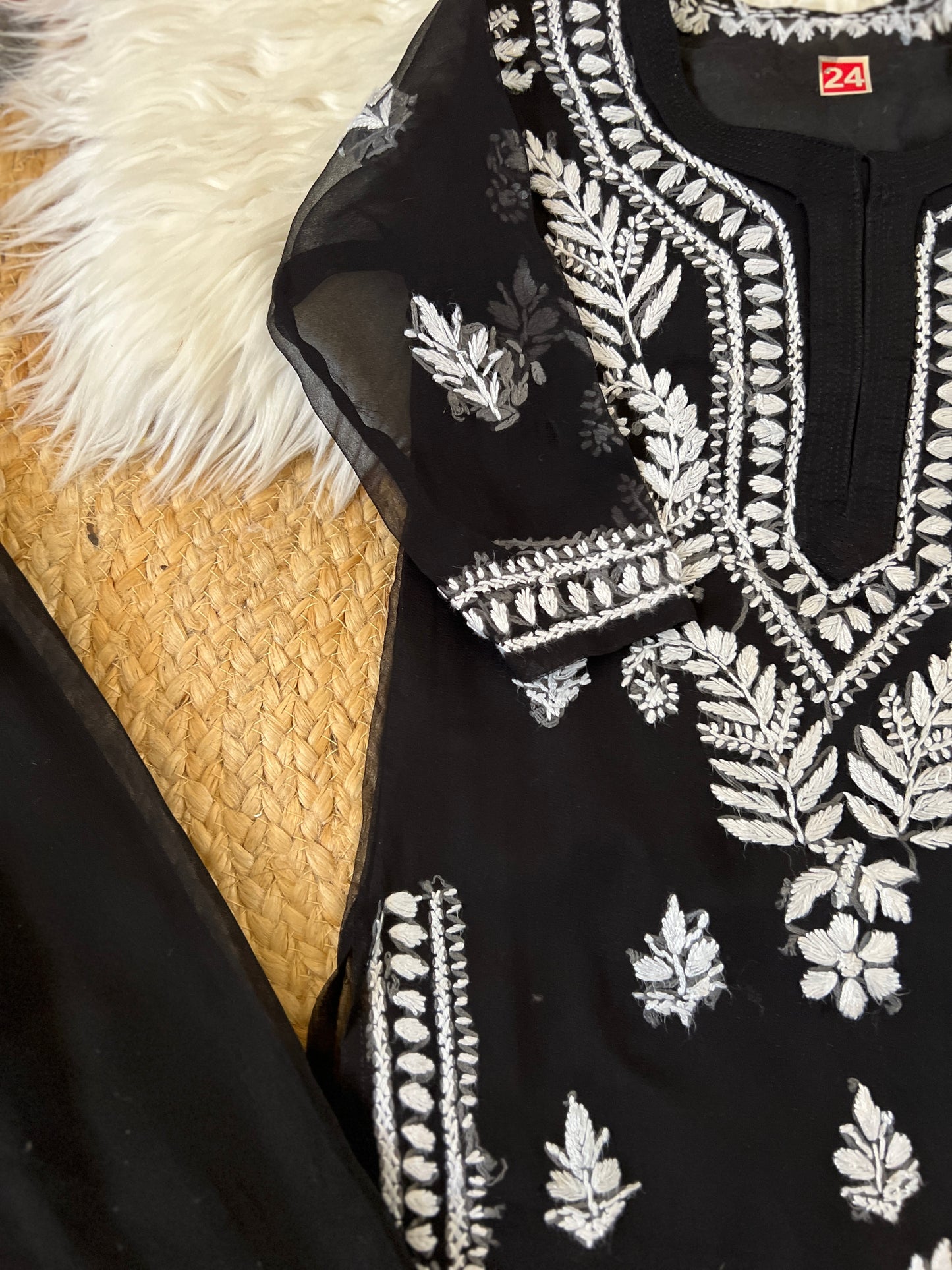Kids chikankari