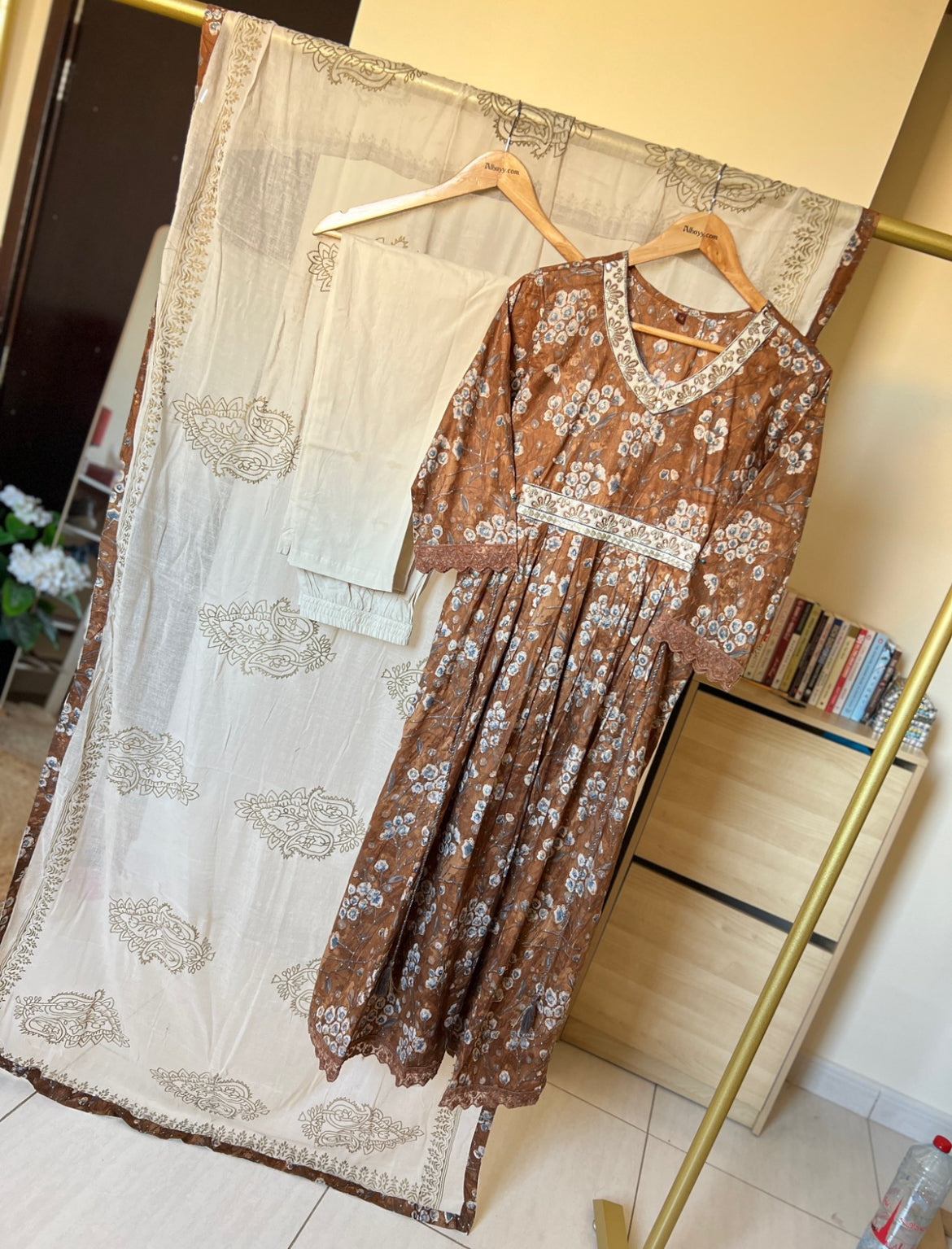 Cotton dress frock style