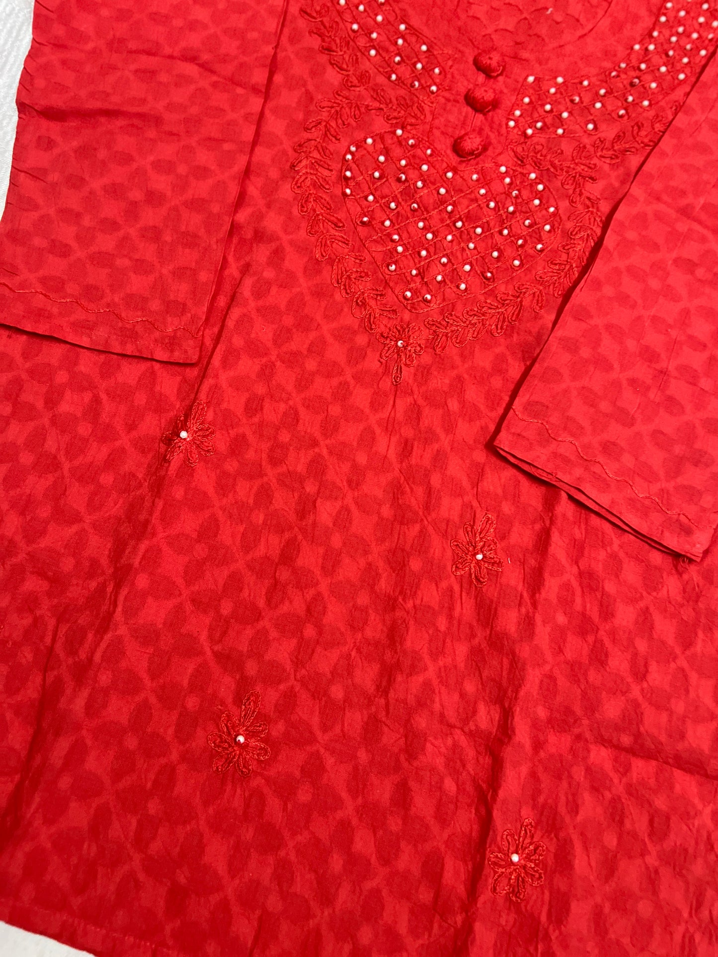 Cotton Chikankari kurti CBRP 300