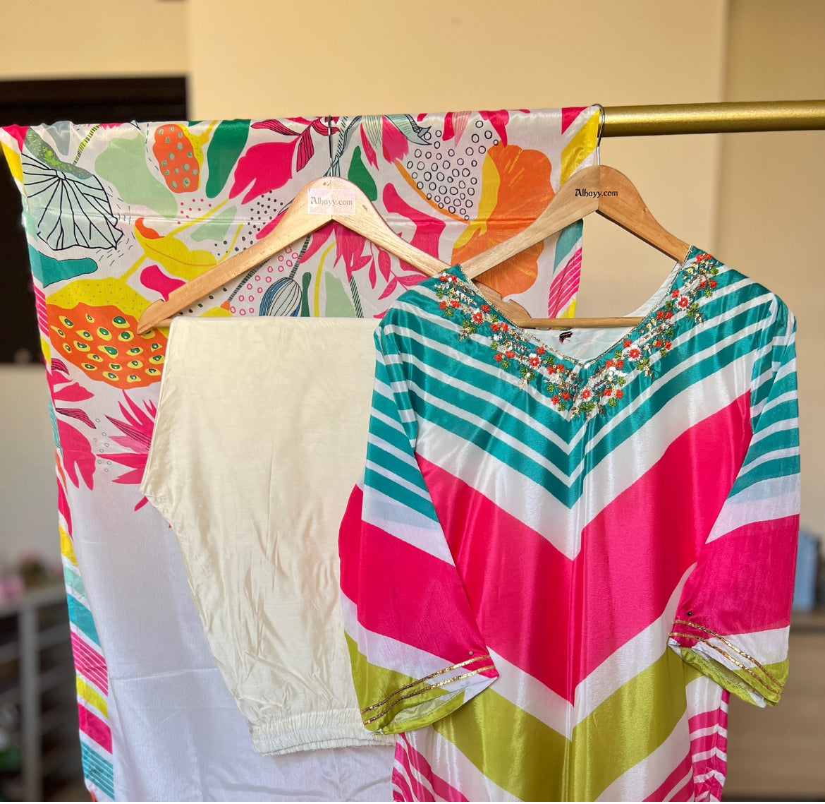 Beautiful dress in silk