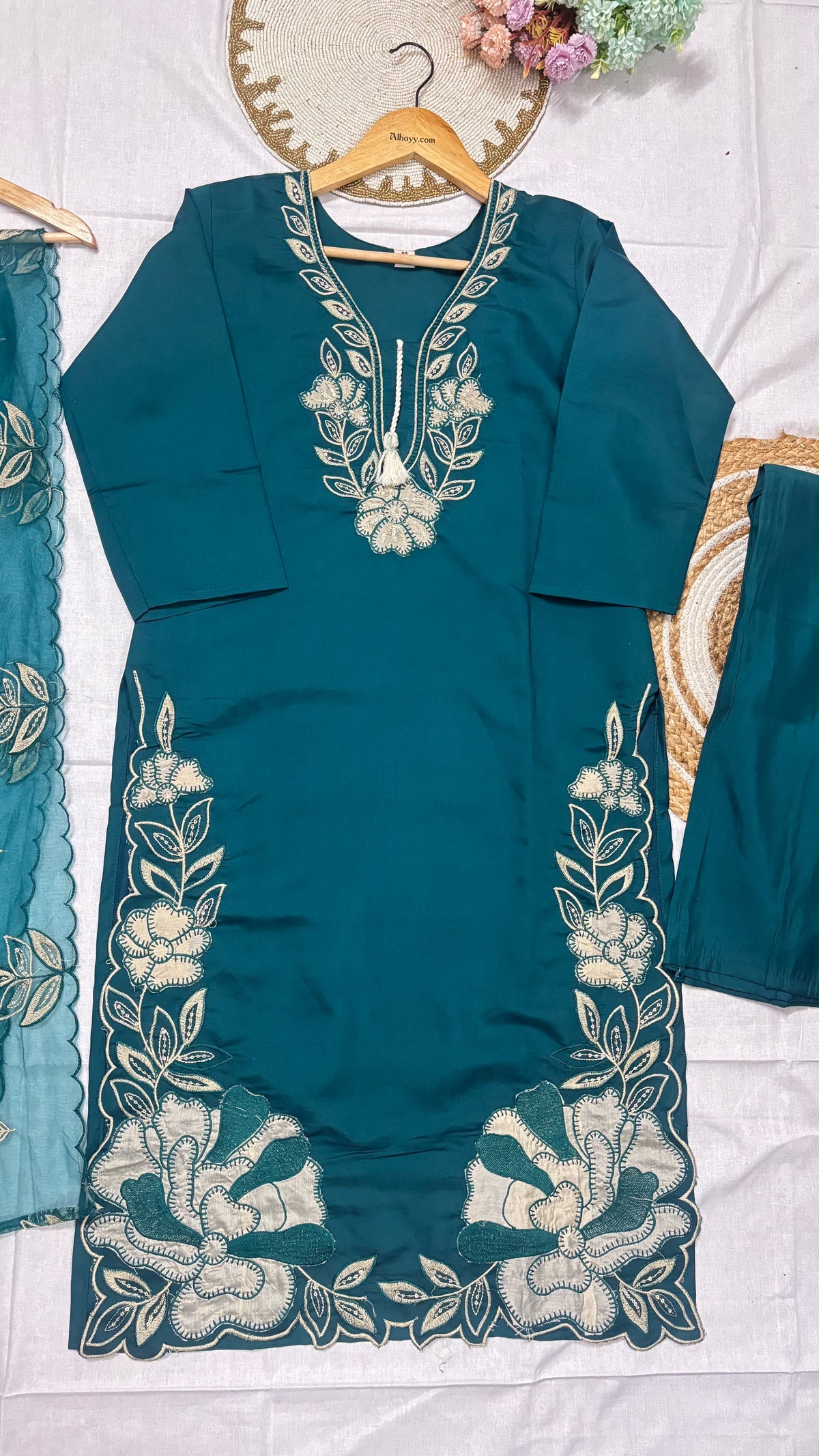 Silk suit set