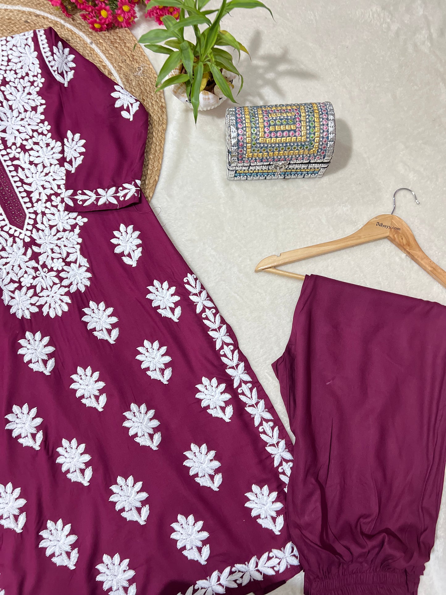Beautiful lucknowi style dress