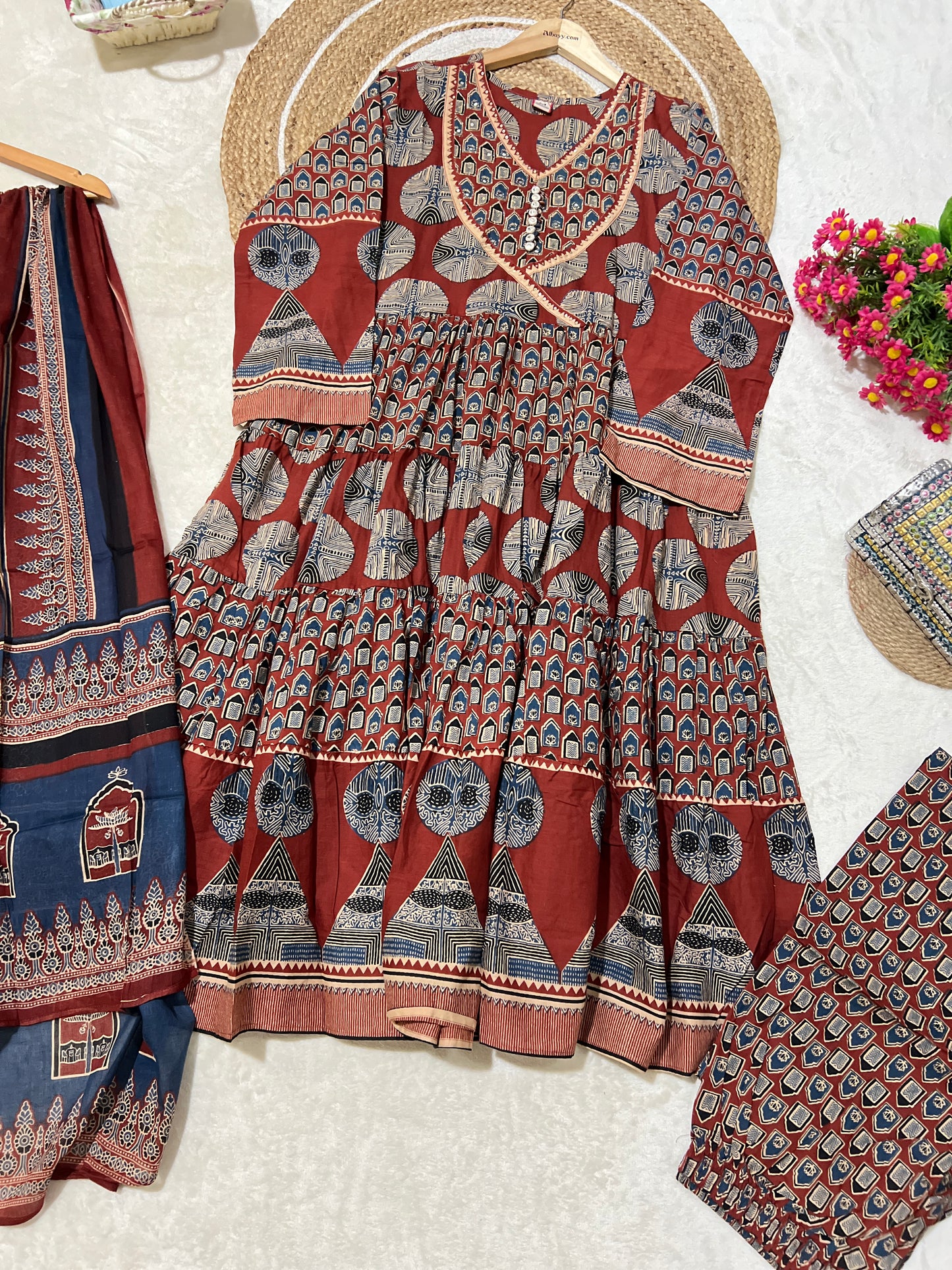 1017-Beautiful cotton dress