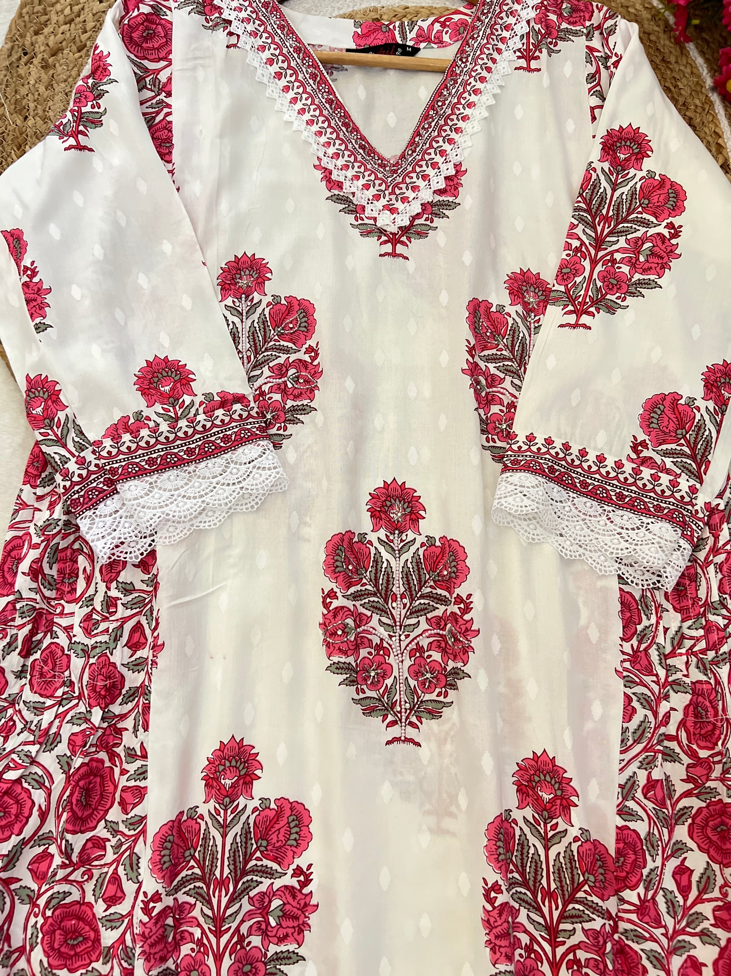 Beautiful dress in cotton rayon material soft cotton