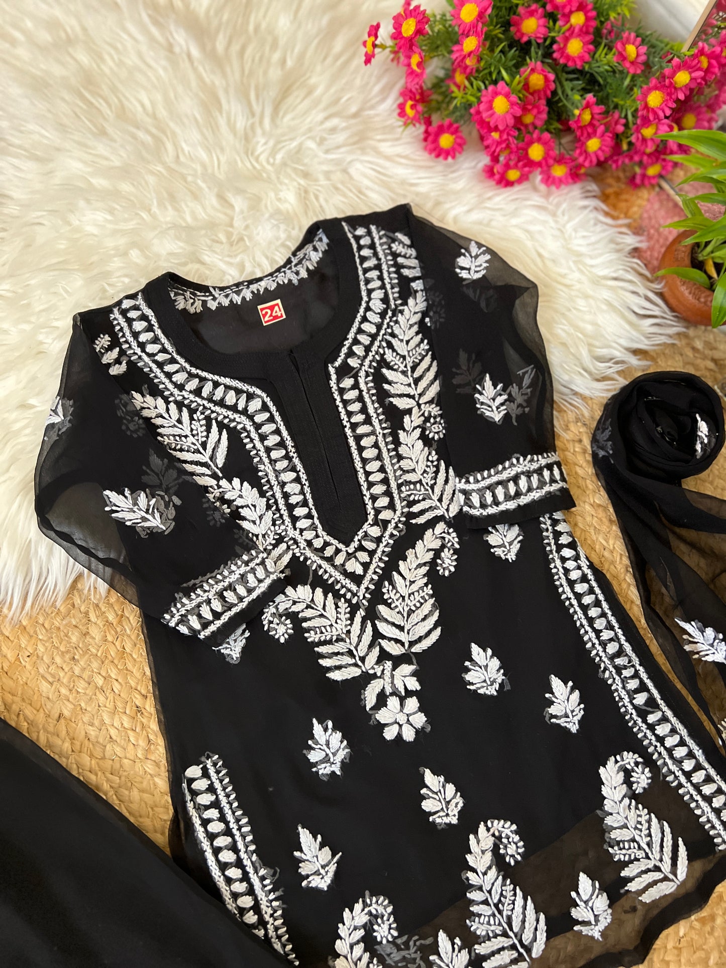 Kids chikankari