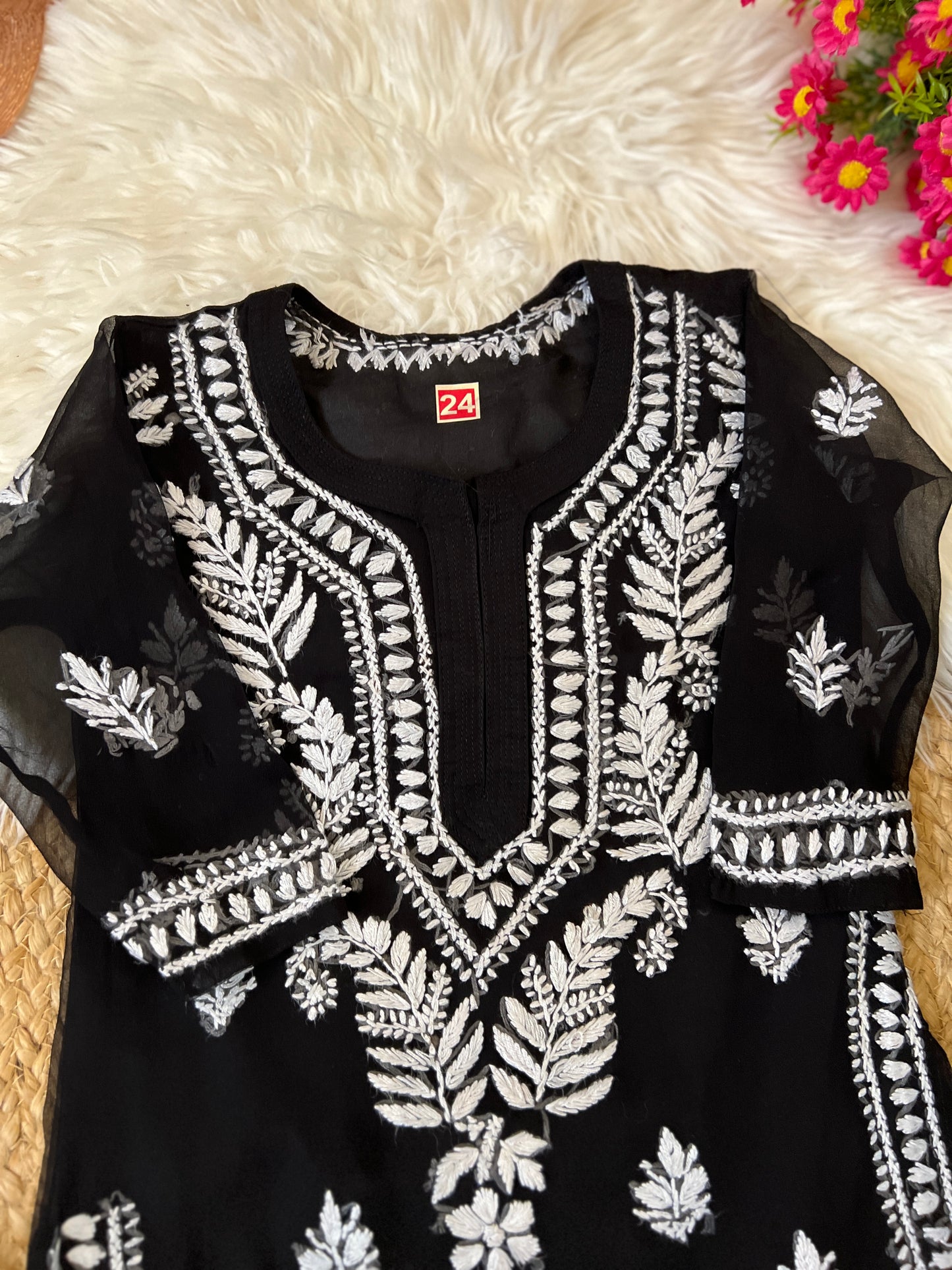 Kids chikankari