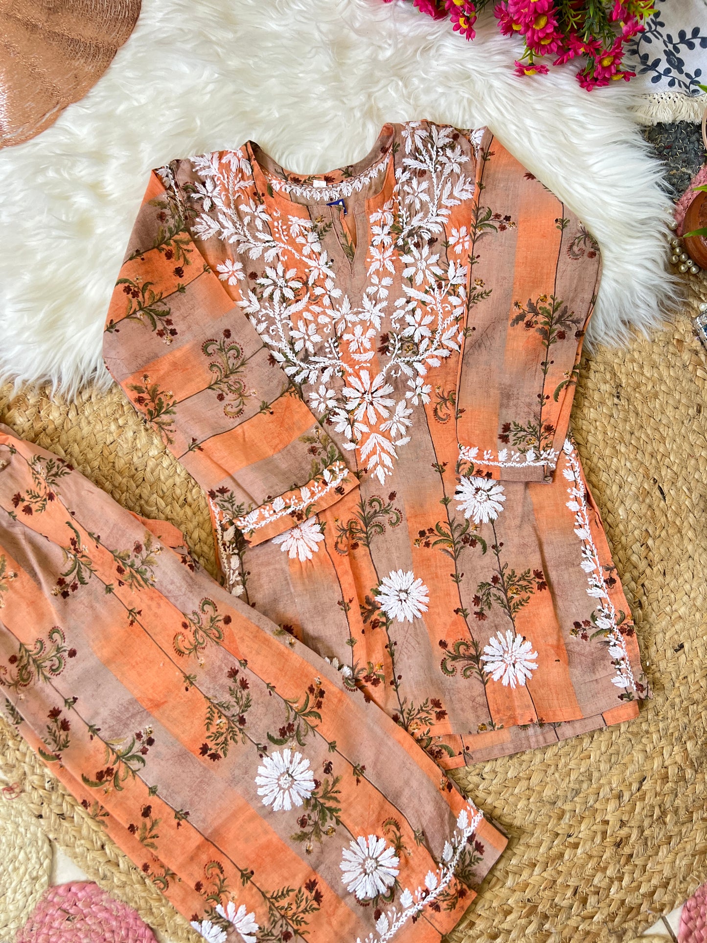 Kids chikankari