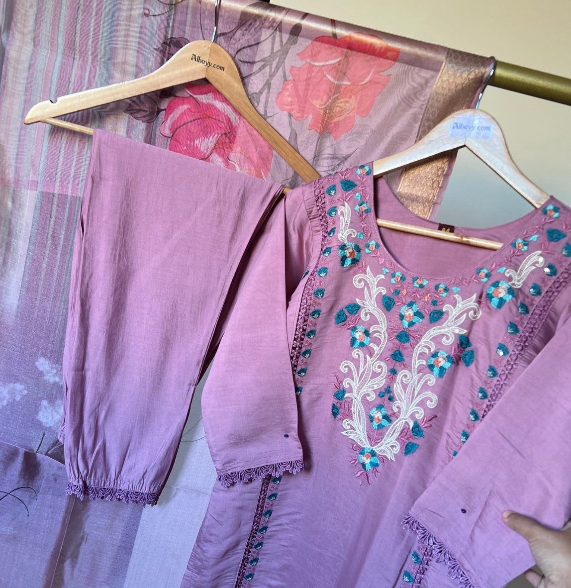 Beautiful cotton silk dress