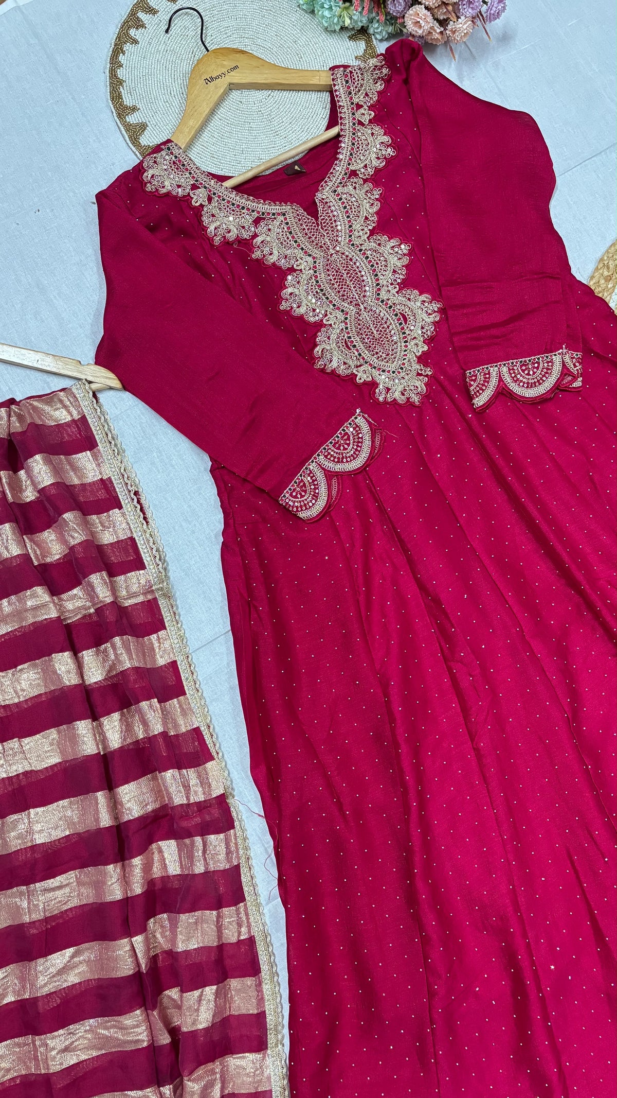 Silk suit set