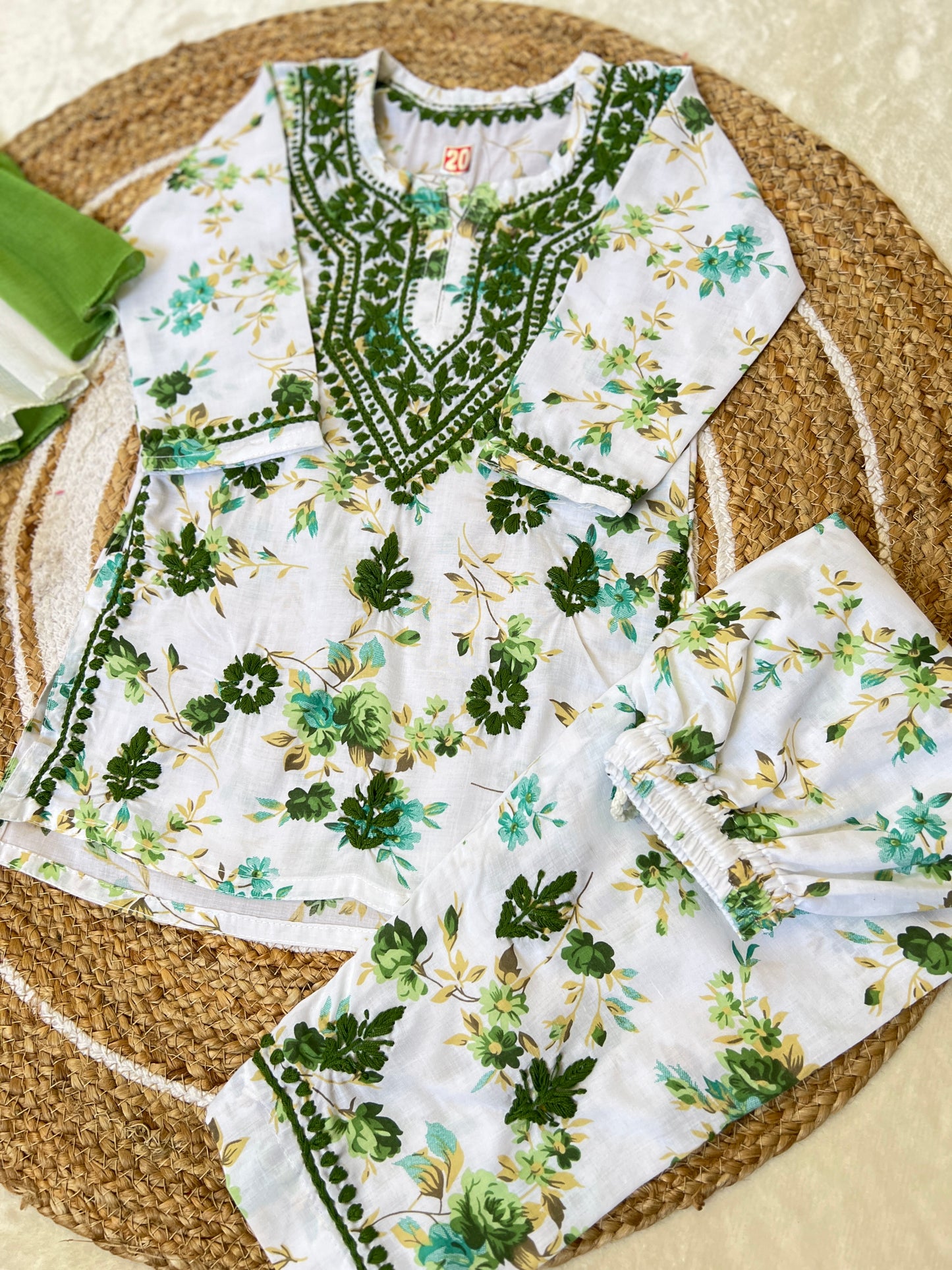 Kids chikankari dresses