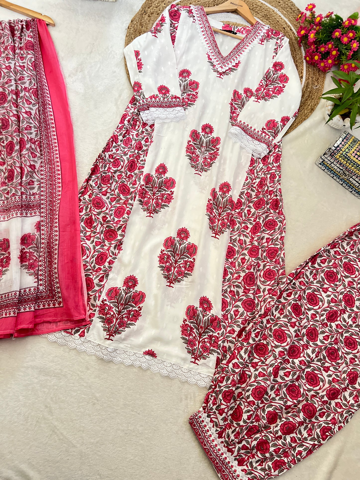 Beautiful dress in cotton rayon material soft cotton