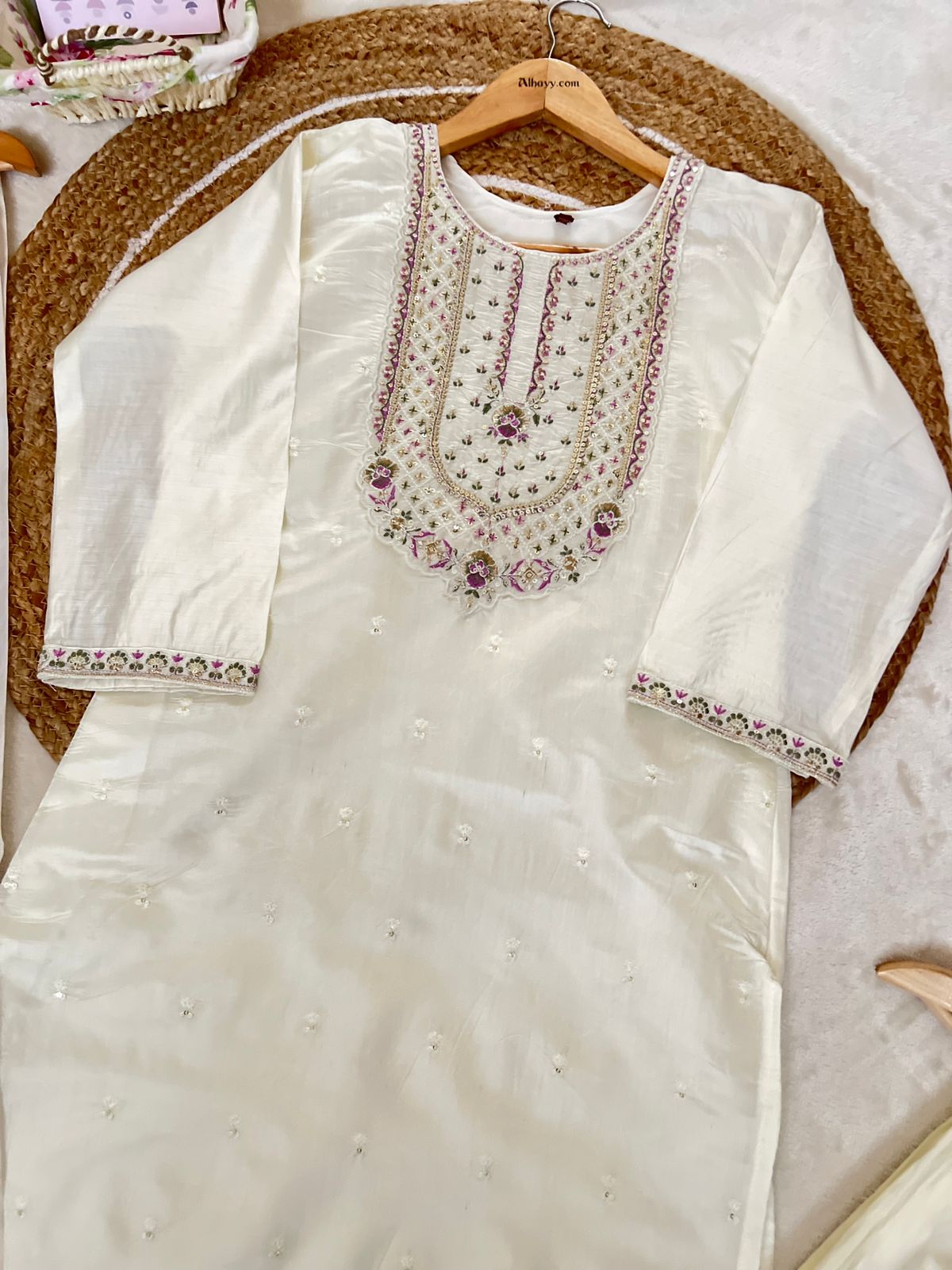 Premium roman silk dress