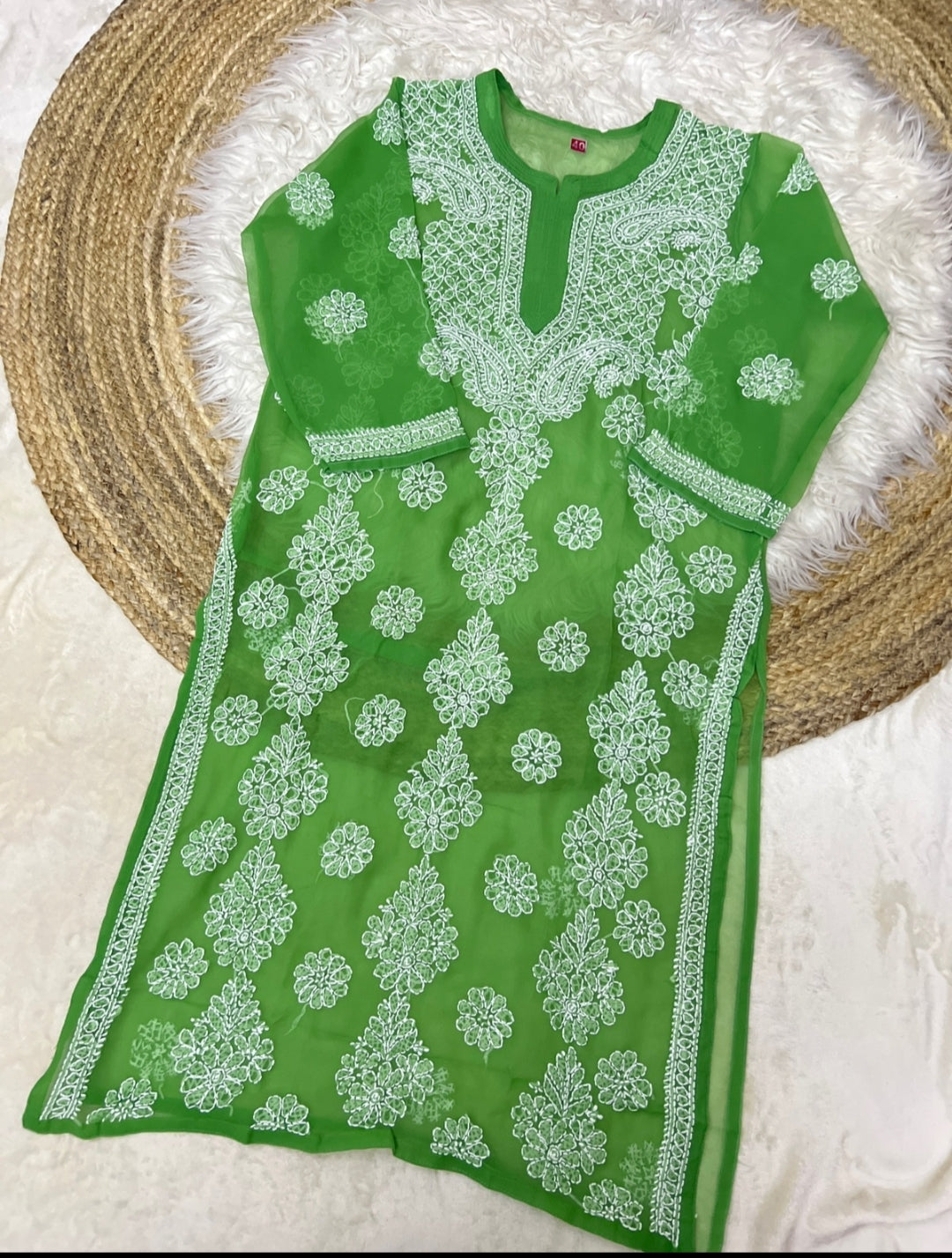 Full Embroidery Kurtie