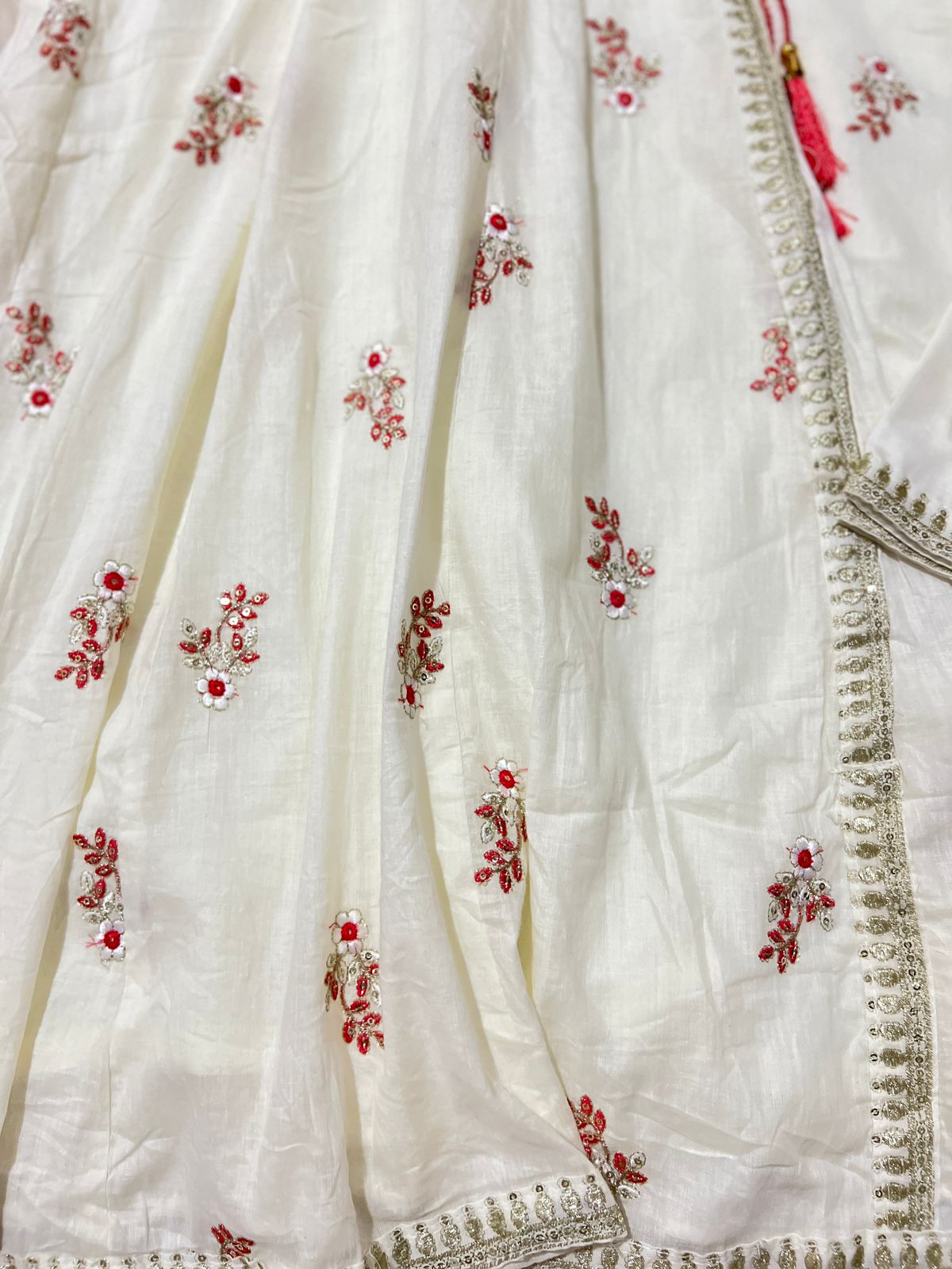 Premium mul cotton anarkali