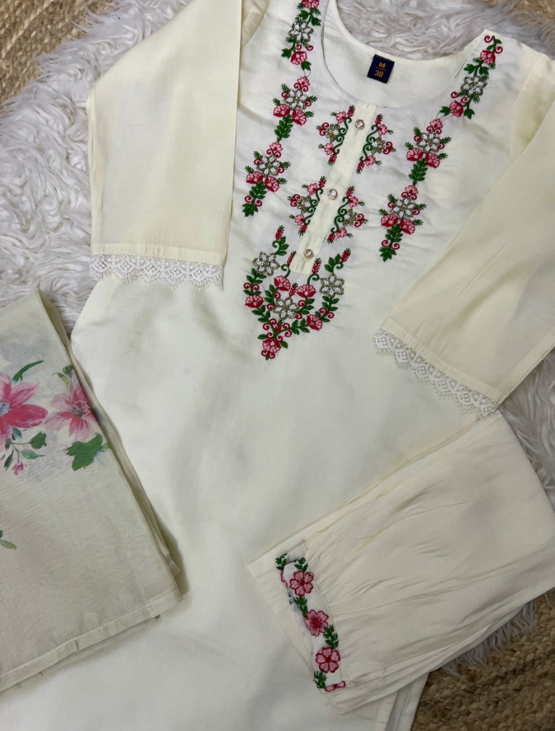 Beautiful dress in cotton silk