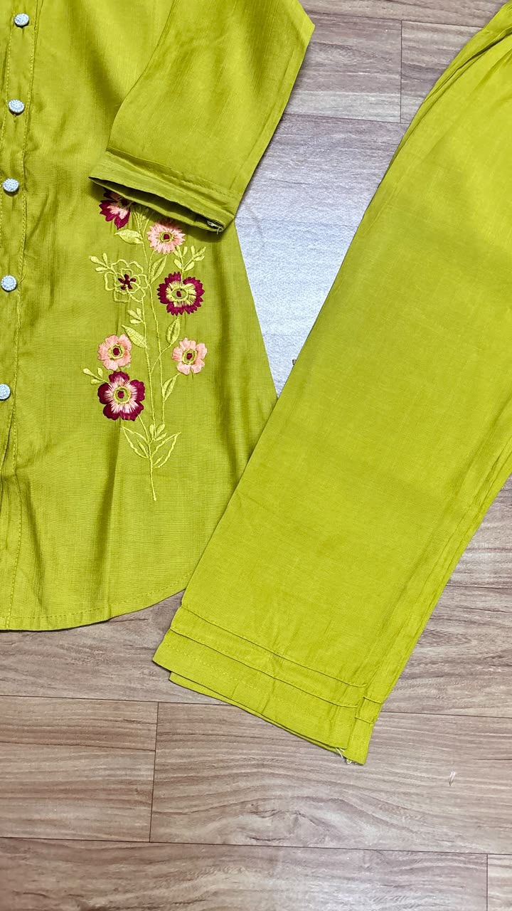 Kids wear with embroidery
