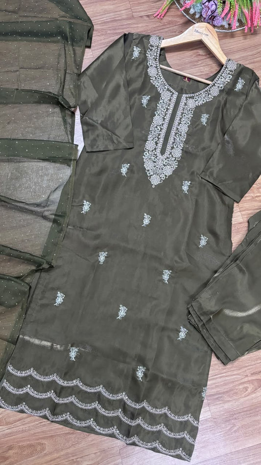Silk suit set