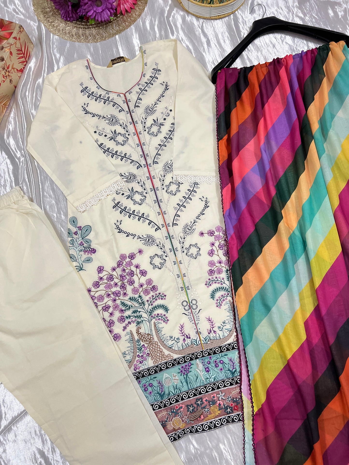 Full Embroidery cotton suit CBRP 500