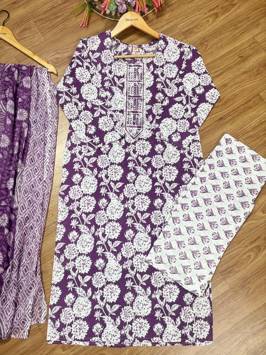 Cotton suit