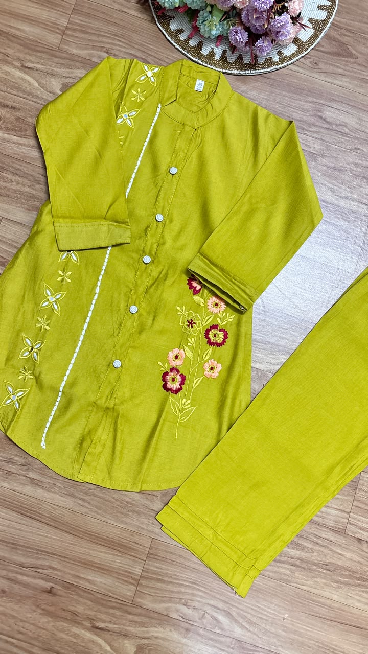 Kids wear with embroidery
