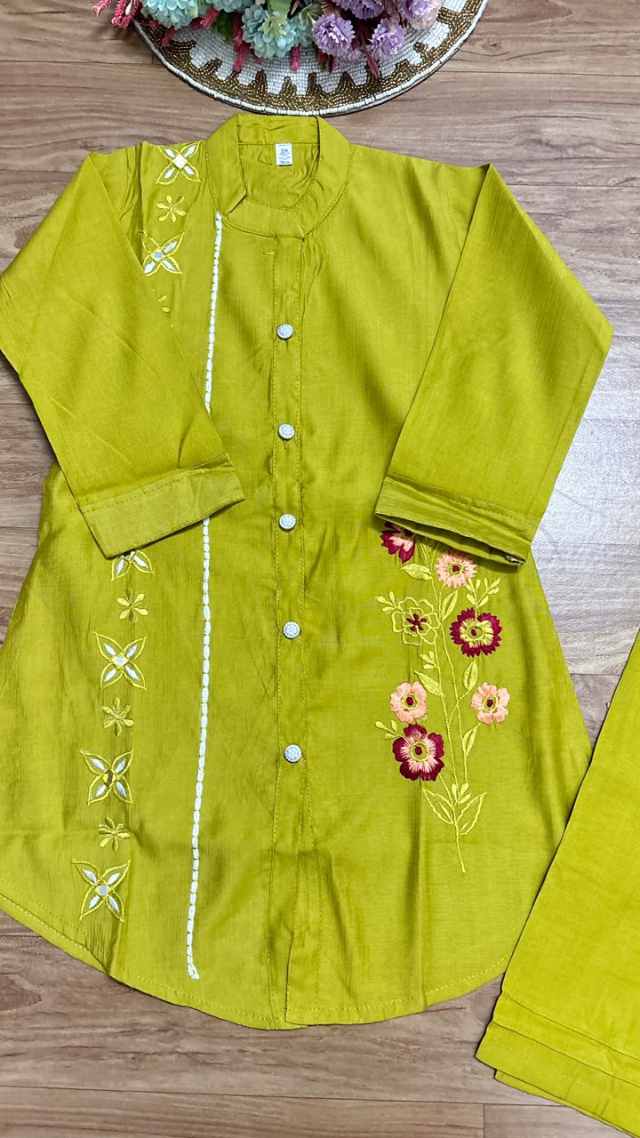 Kids wear with embroidery