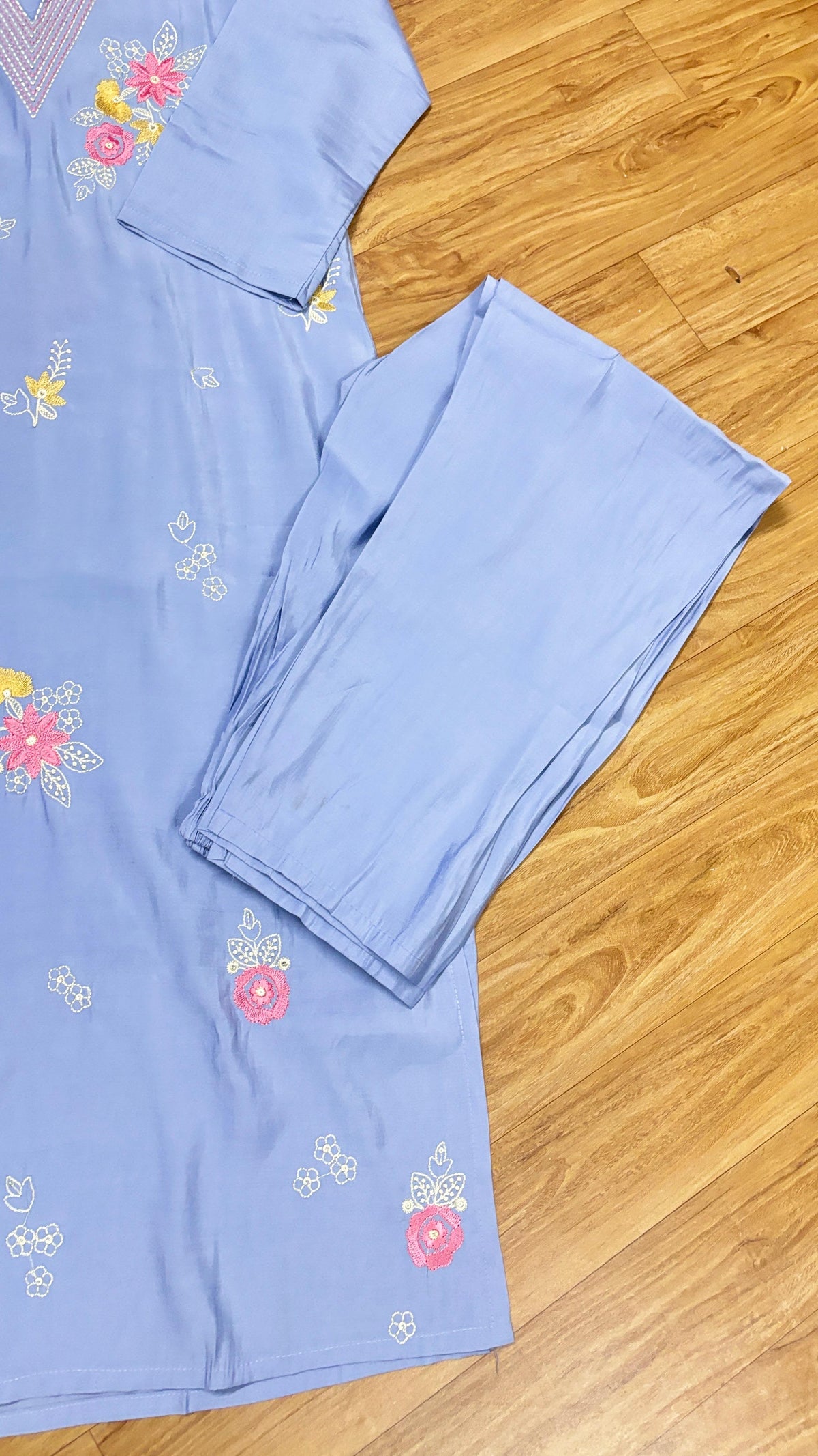 Silk suit set