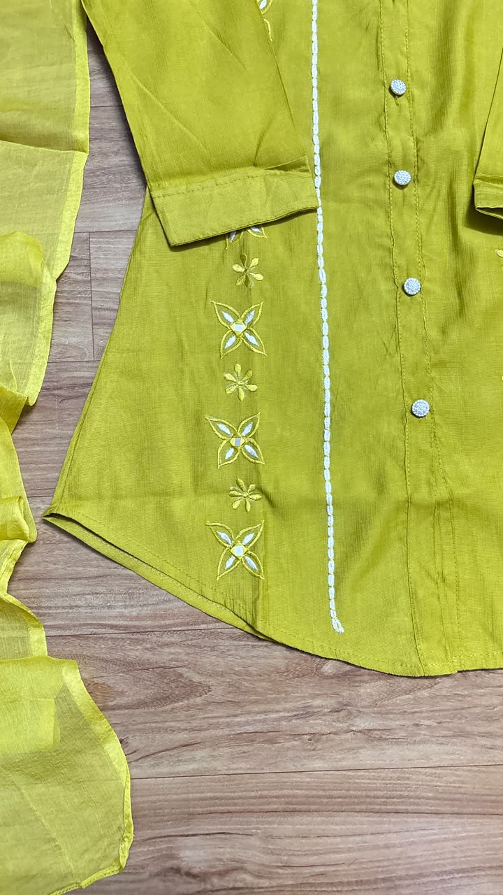 Kids wear with embroidery