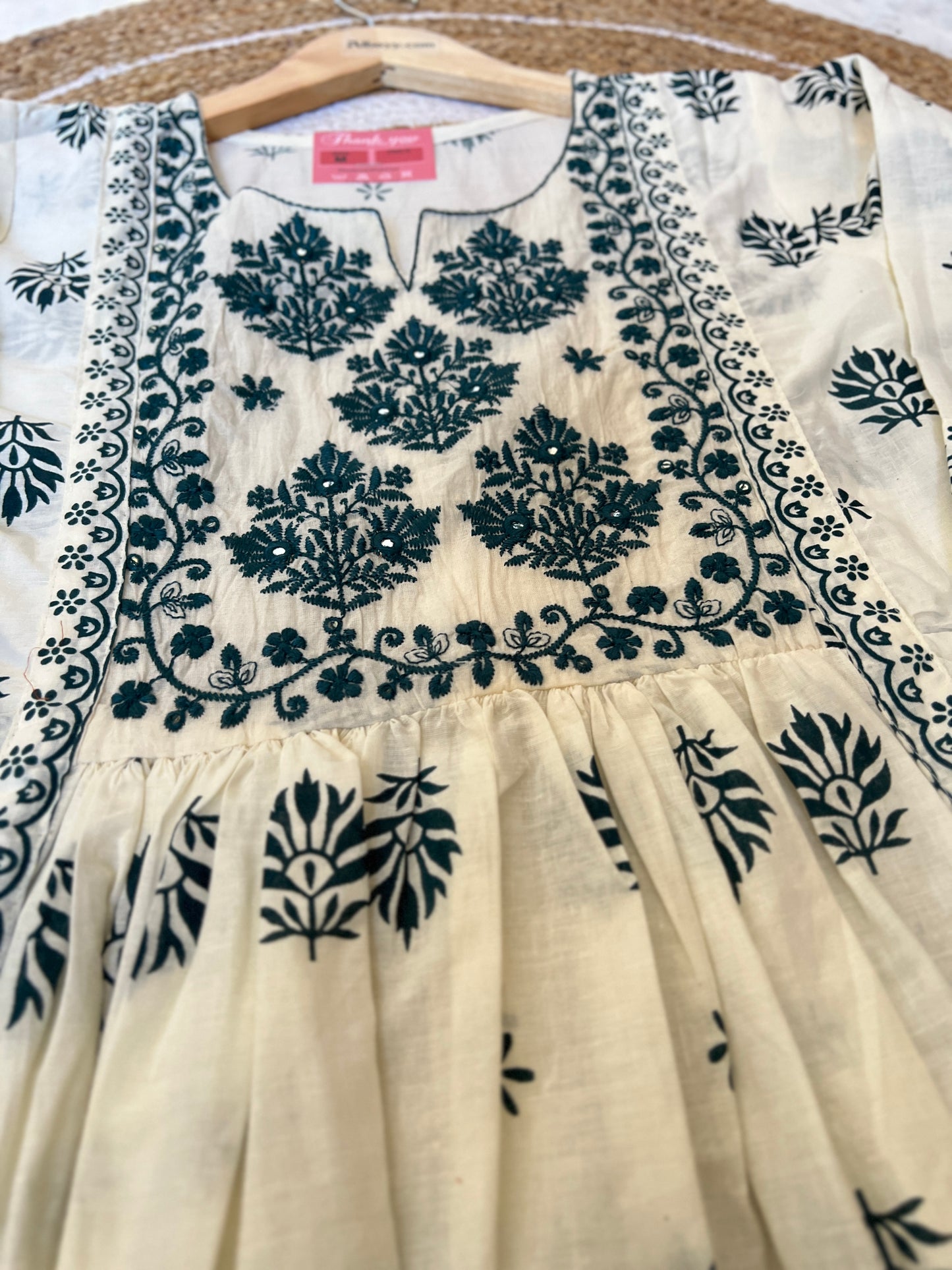 Cotton frock Dupatta set-CBRP261500006