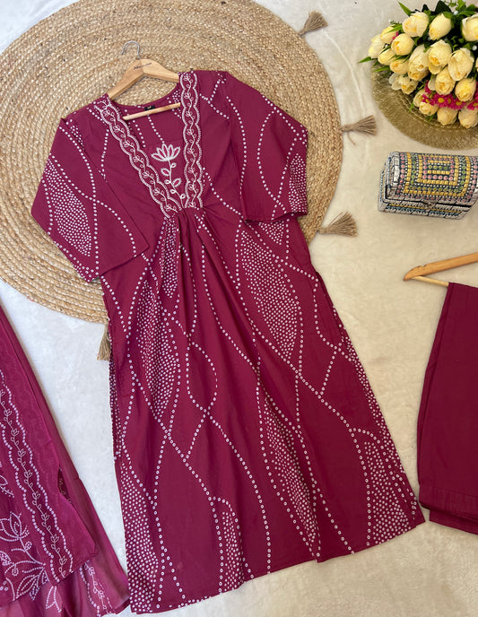 Premium cotton suit set -CBRP4210