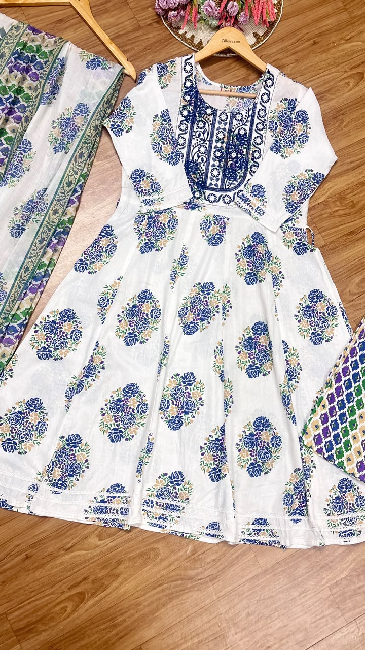 Cotton frock set